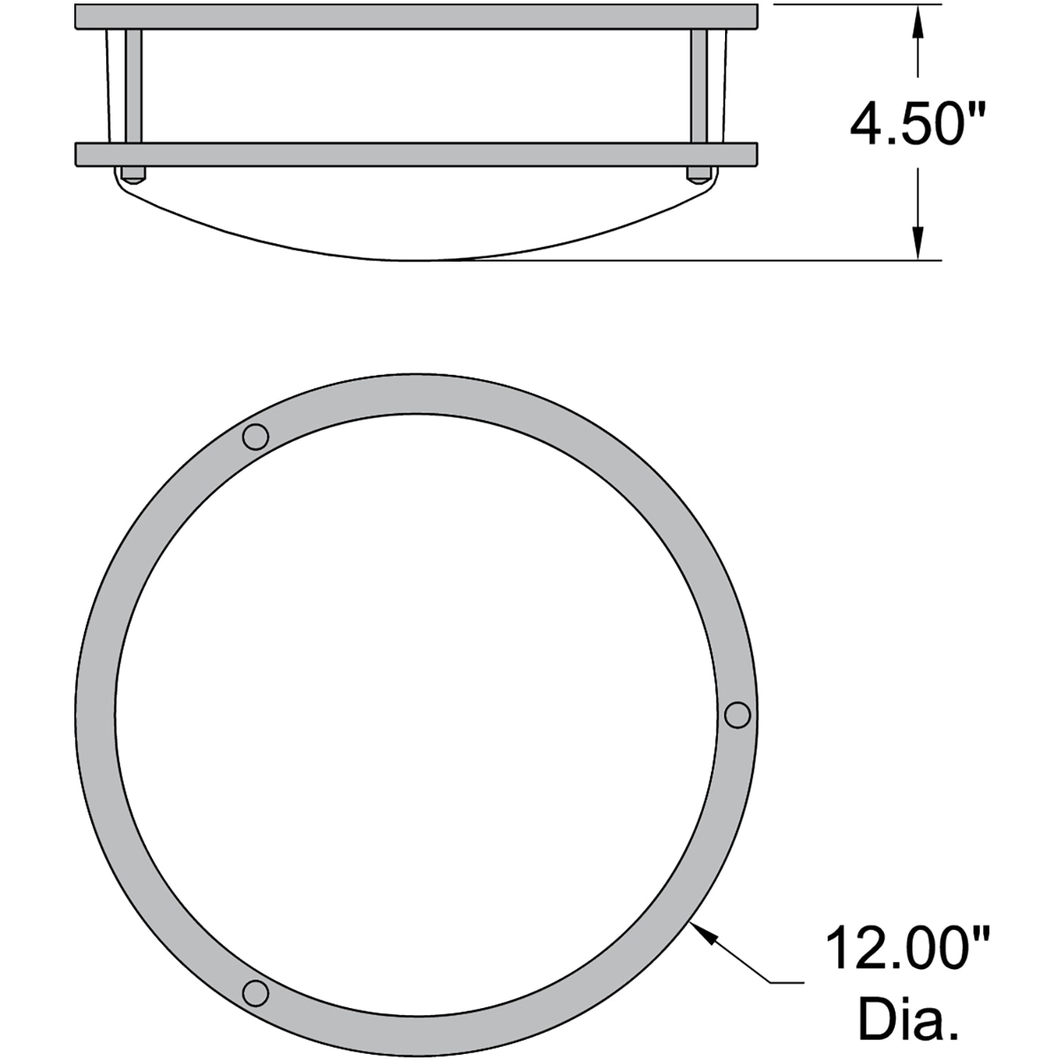 Access Lighting 50079-BRZ/OPL flushmounts - View #2