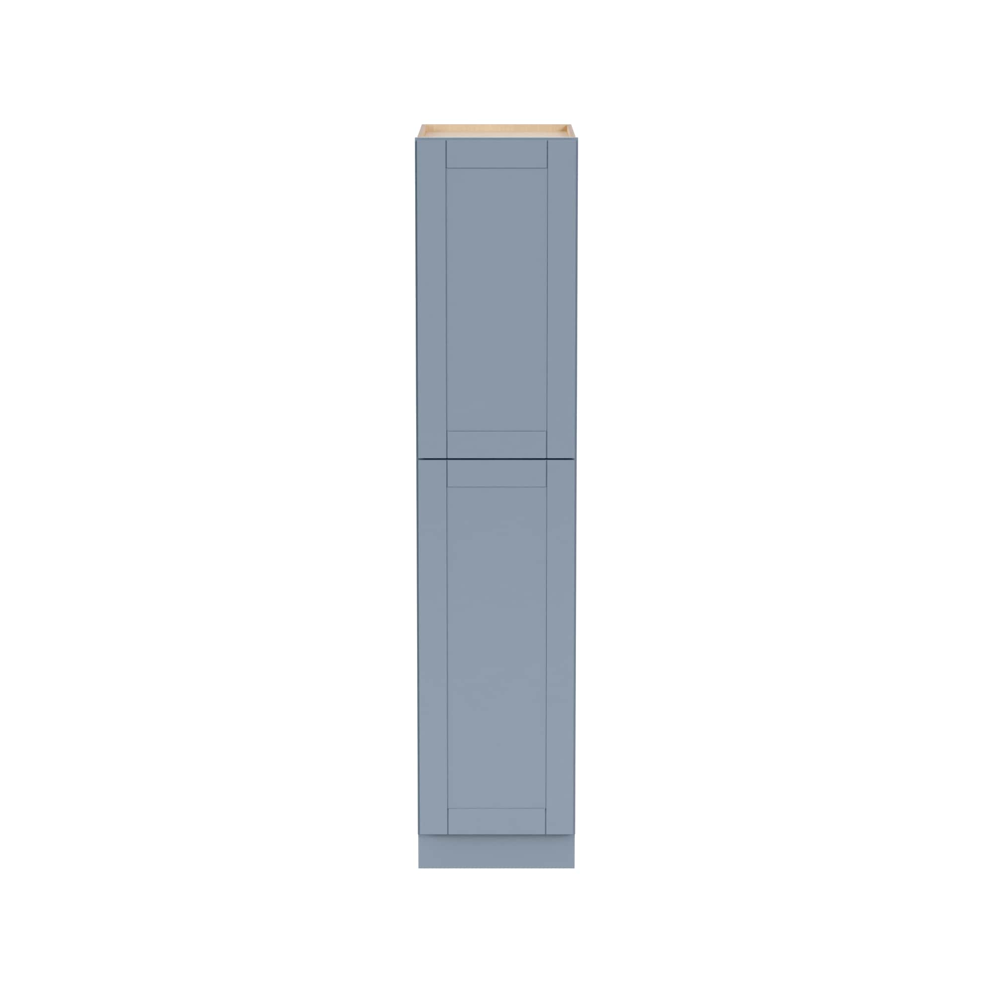 Arcade Green 404P1884 18-in W x 84-in H x 24-in D Gray Birch Pantry Fully assembled Plywood Cabinet Shaker)