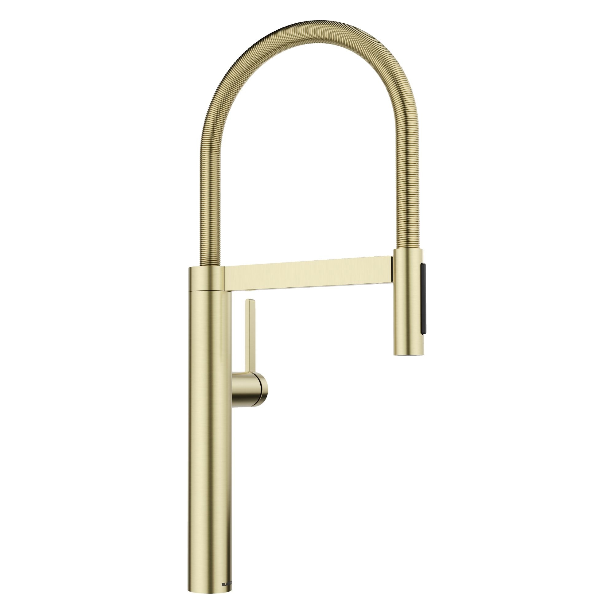 Blanco 527476 Culina II Satin Gold Single Handle Deck-mount Pre-rinse Kitchen Faucet with Sprayer