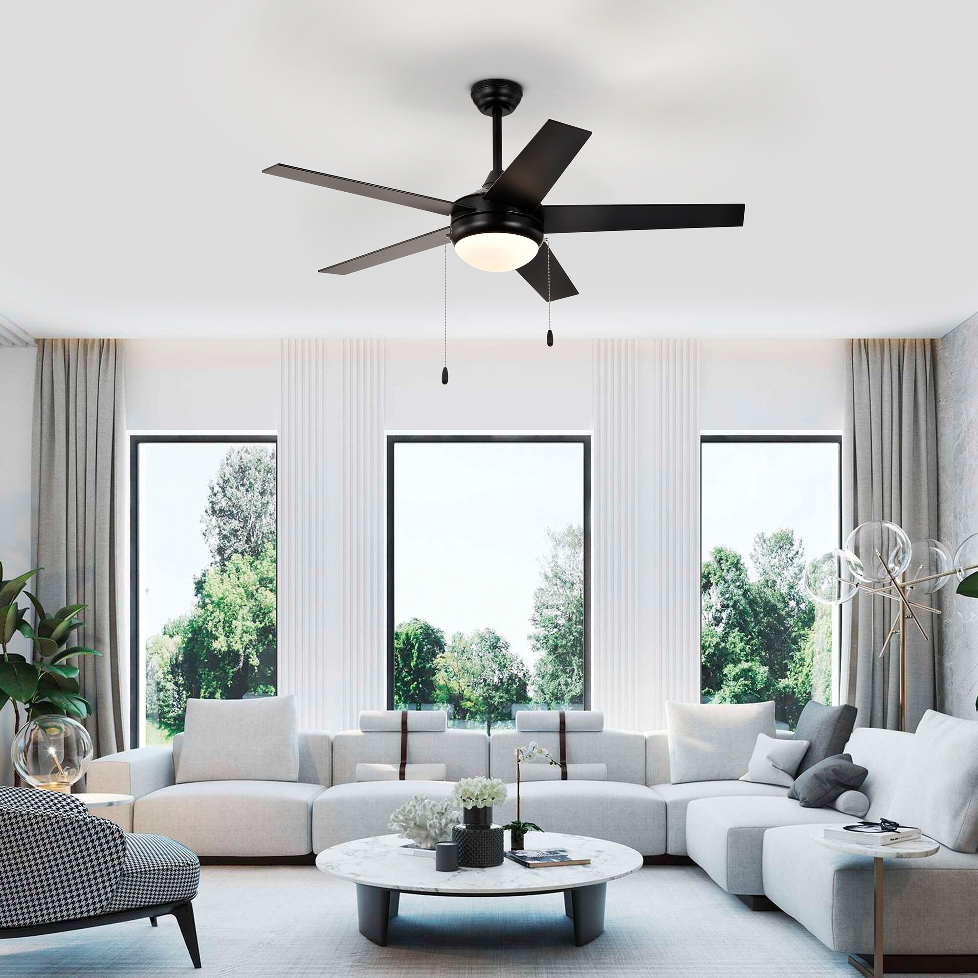 Edvivi FFG7345BK Ceiling-Fans - View #4