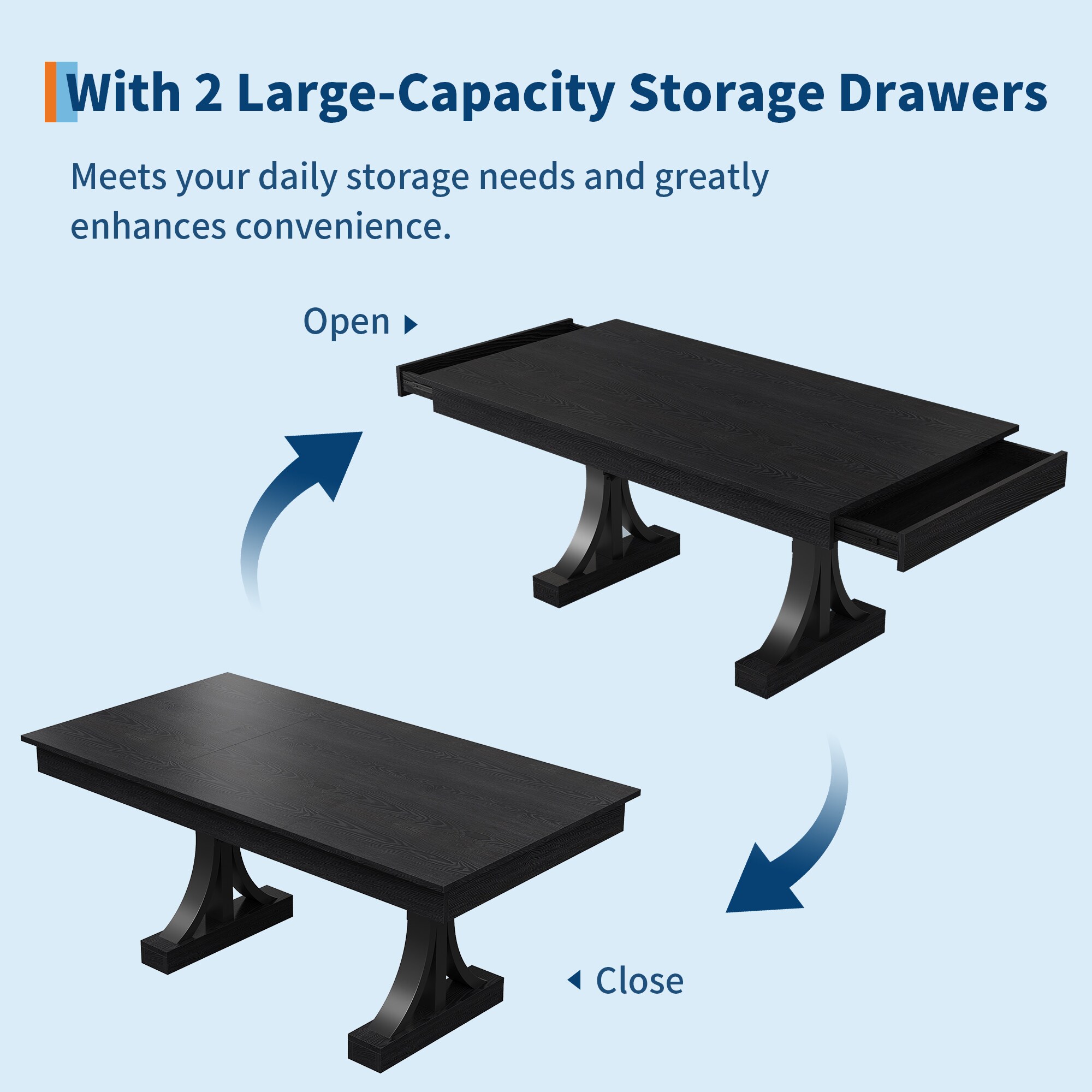 Garvee BLACK C8J Dining-Tables - View #6