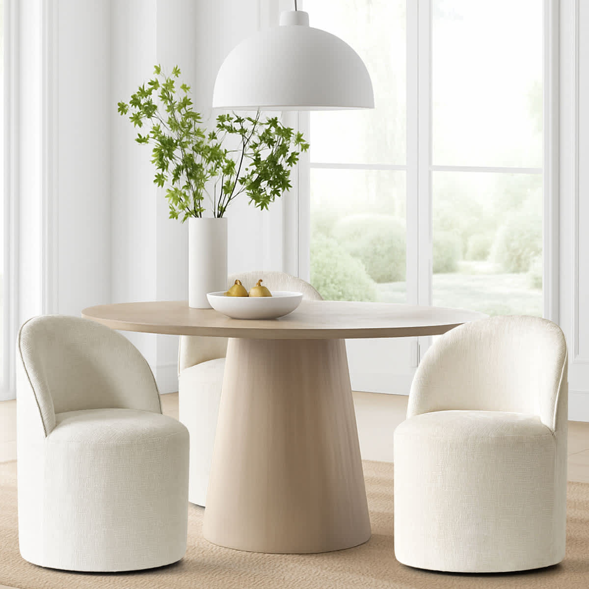 Maison Boucle DORIS-CHAIR-BEIGE-3 Dining-Chairs - View #4