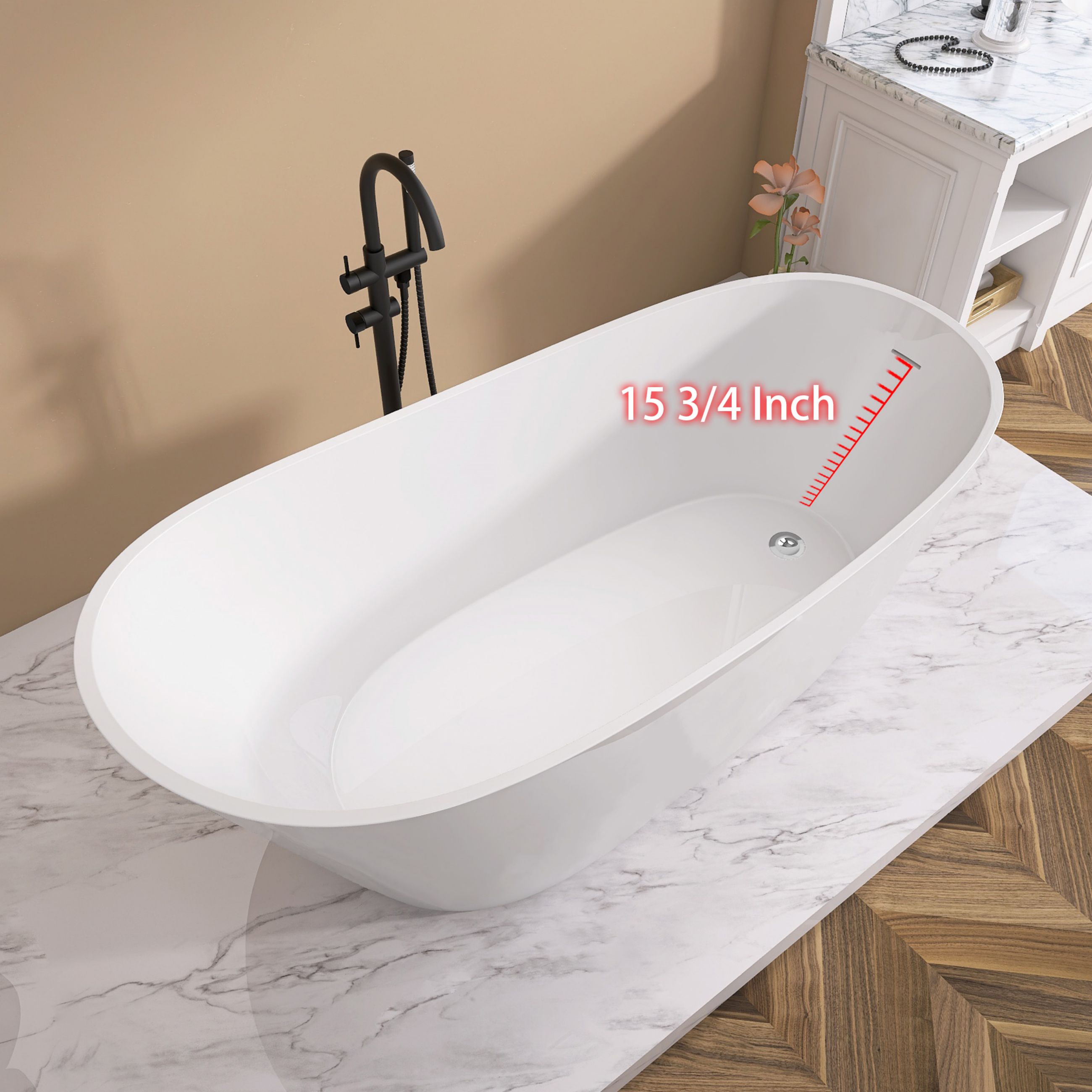WELLFOR QBT-P304-W63EG bathtubs - View #2