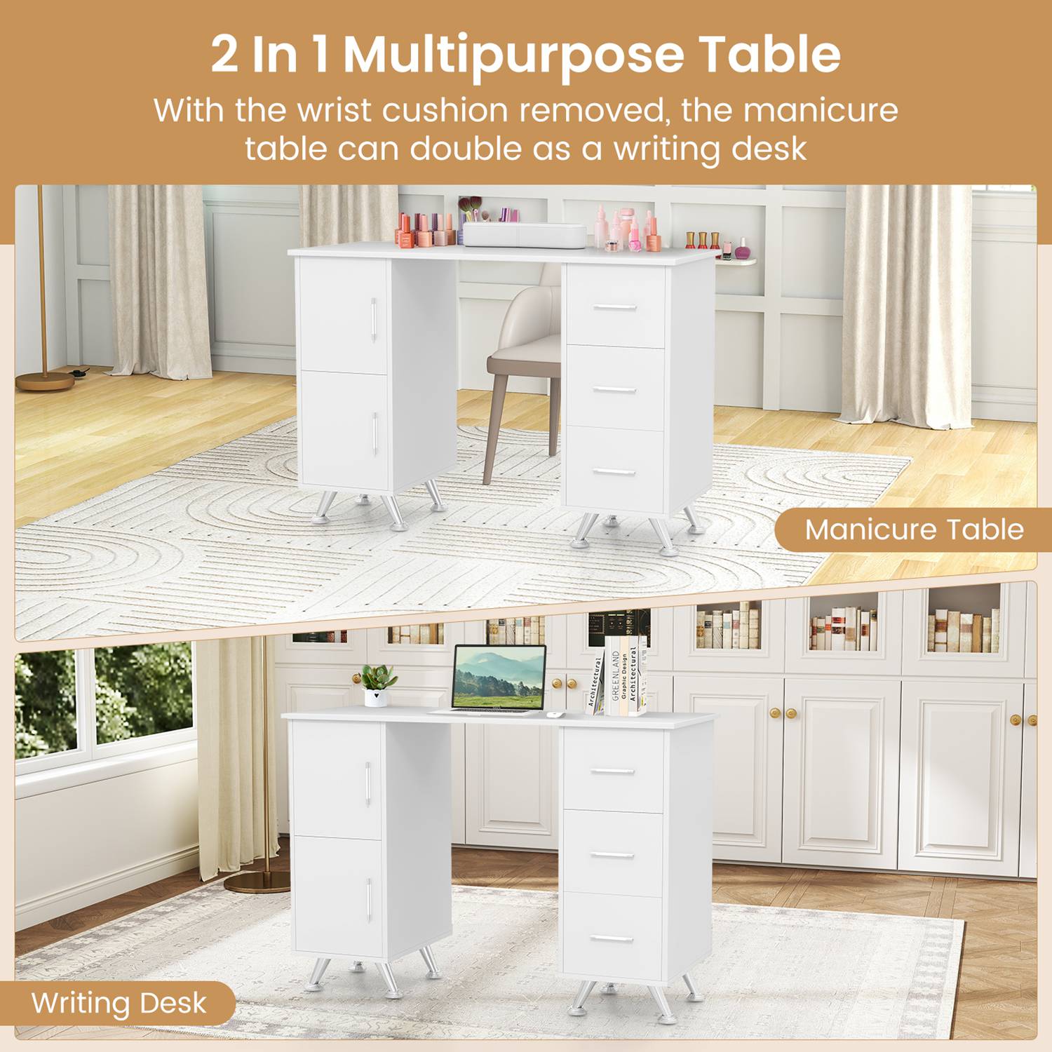 Costway CSHY001603 Office-Tables - View #5