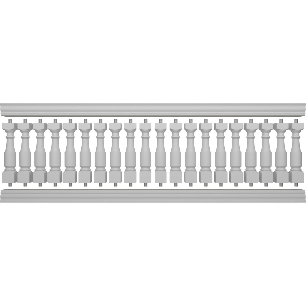 Ekena Millwork BALK40X132HMD railings - View #5