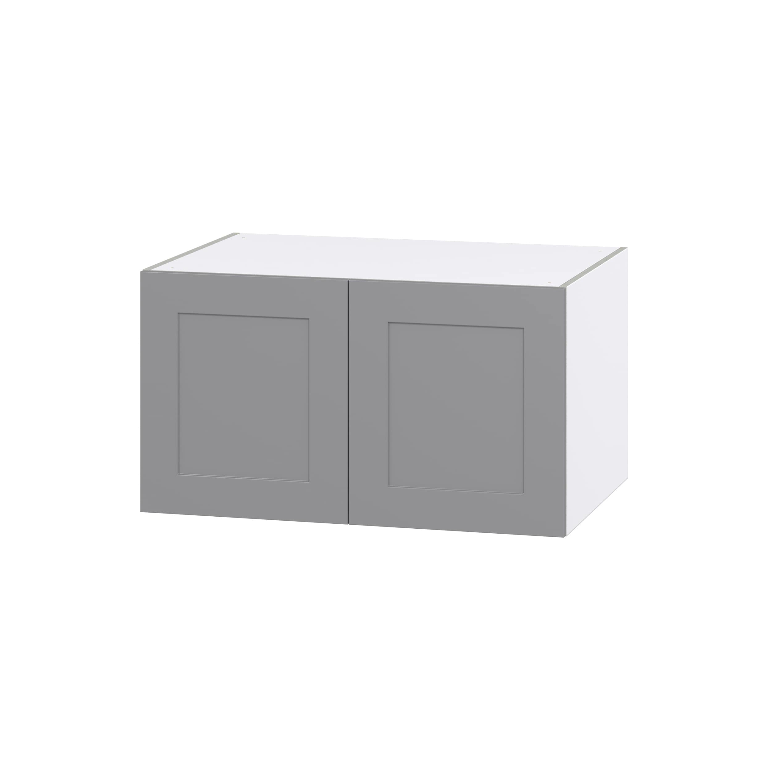 Hugo&Borg Beaumont 36-in W x 20-in H x 24-in D Slate Gray Wall Fully Assembled Cabinet (Flat Panel Shaker Door Style)