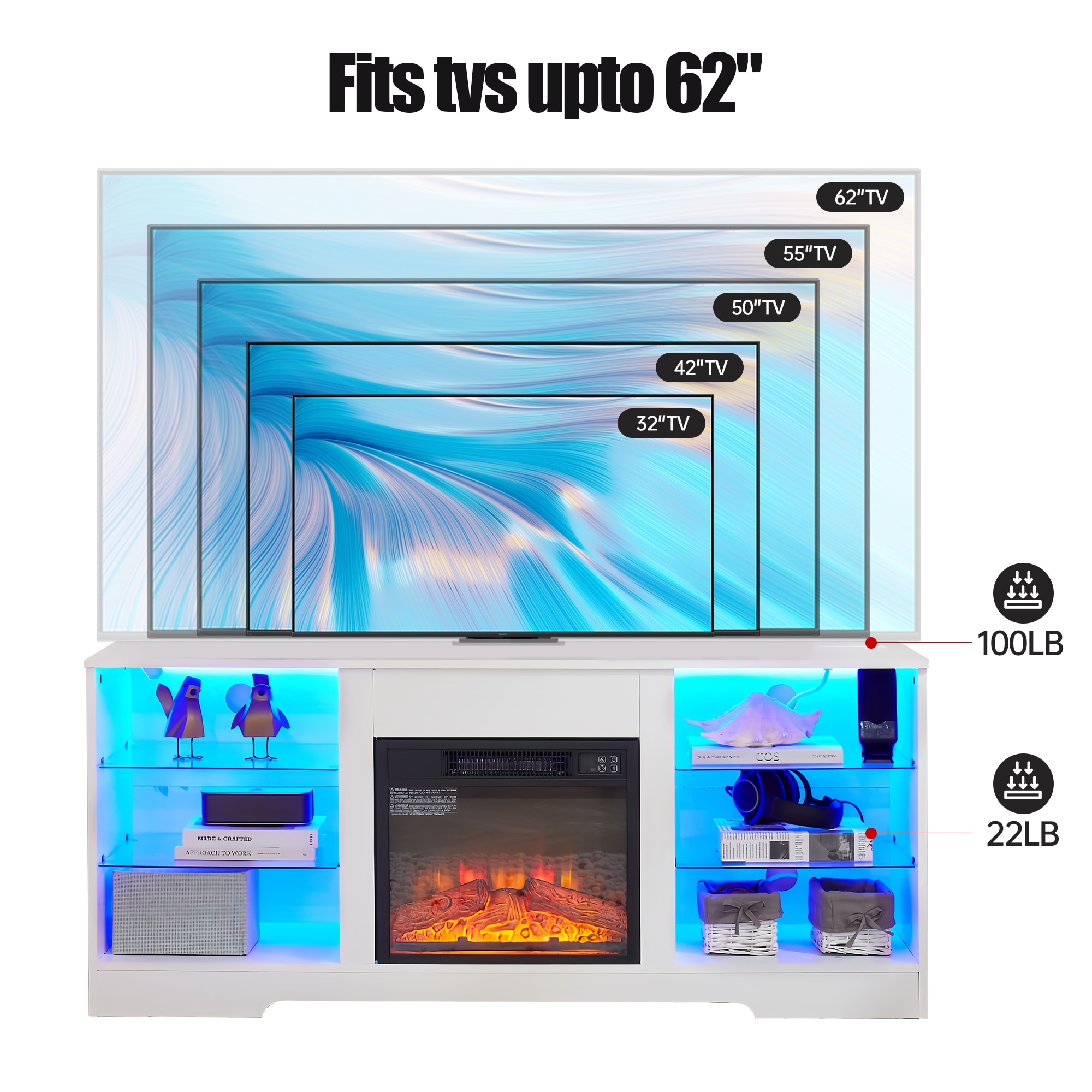 Clihome CL-SU59-26 Electric-Fireplaces - View #10