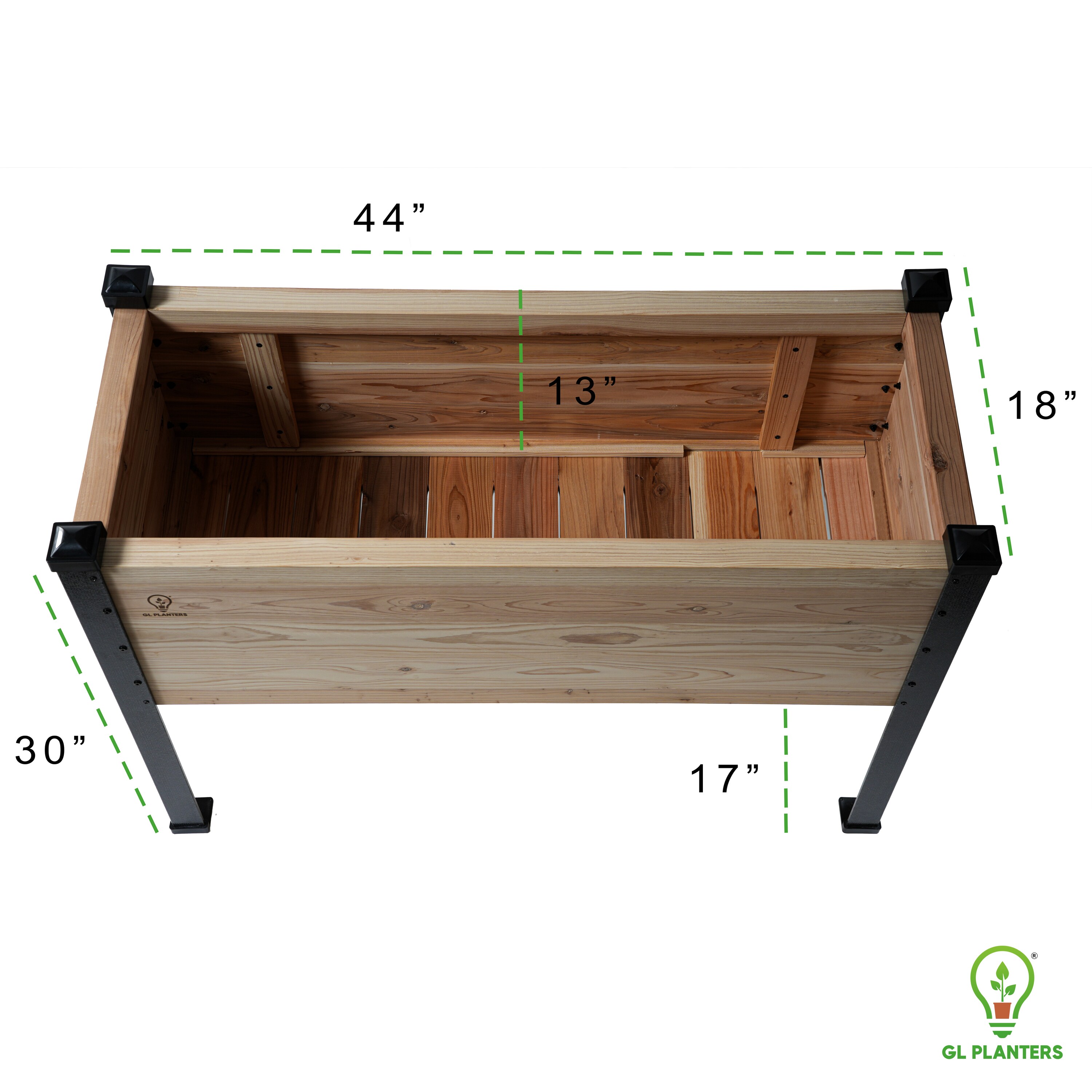 GL PLANTERS GFRP441830 Raised-Planter-Boxes - View #2