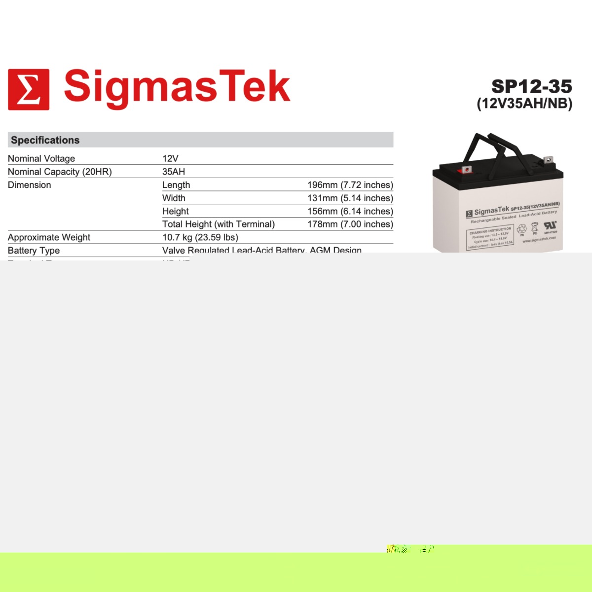 SigmasTek 652029274124 Device-Replacement-Batteries - View #3
