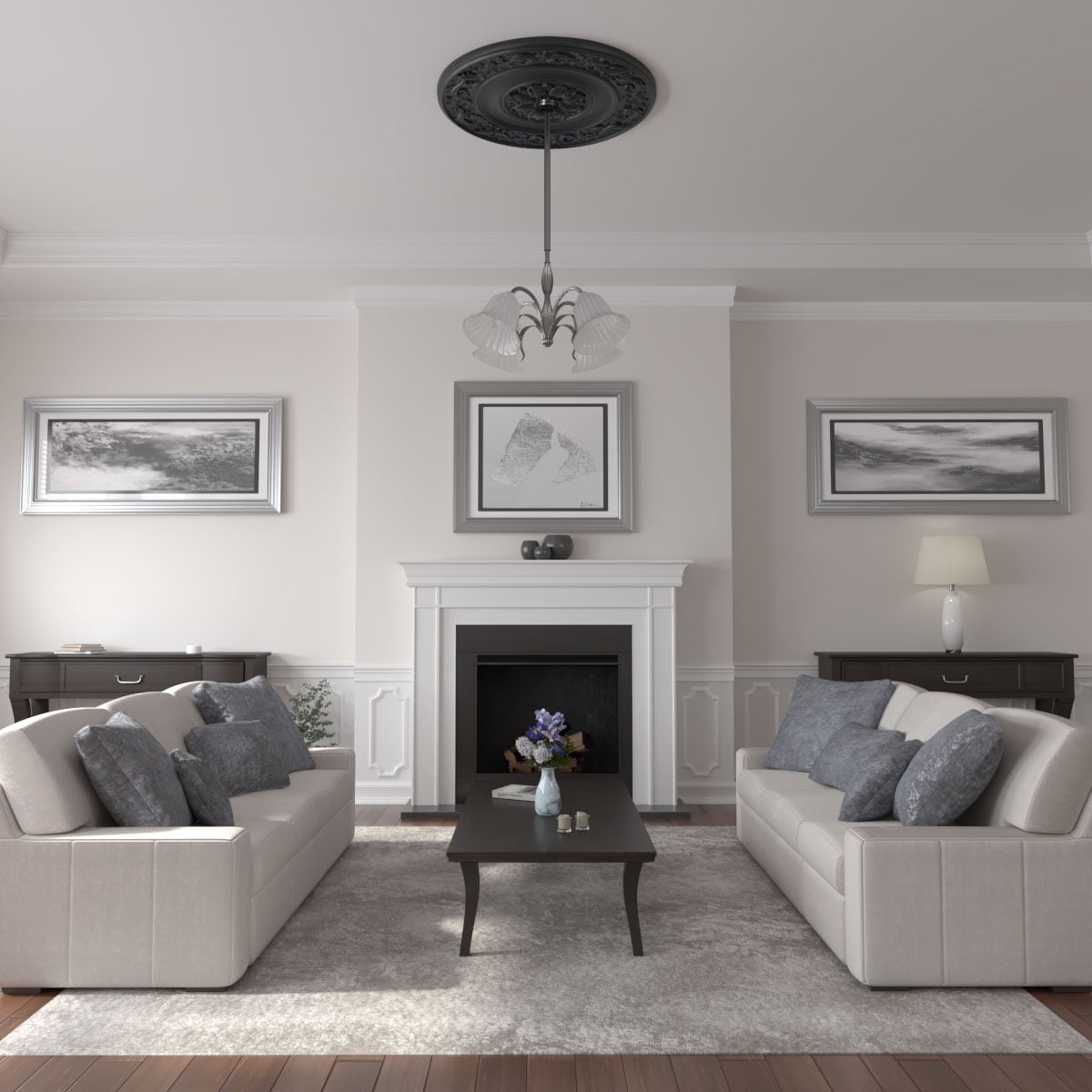 Ekena Millwork CM47MISGS Ceiling-Medallions - View #4