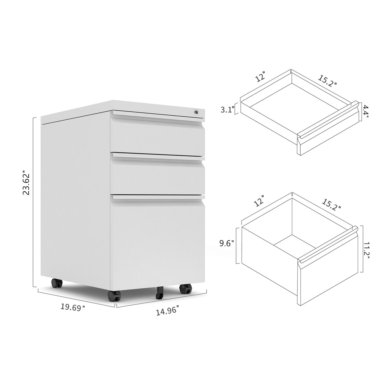 Mondawe OR-W712AK-LF Filing-Cabinets - View #19
