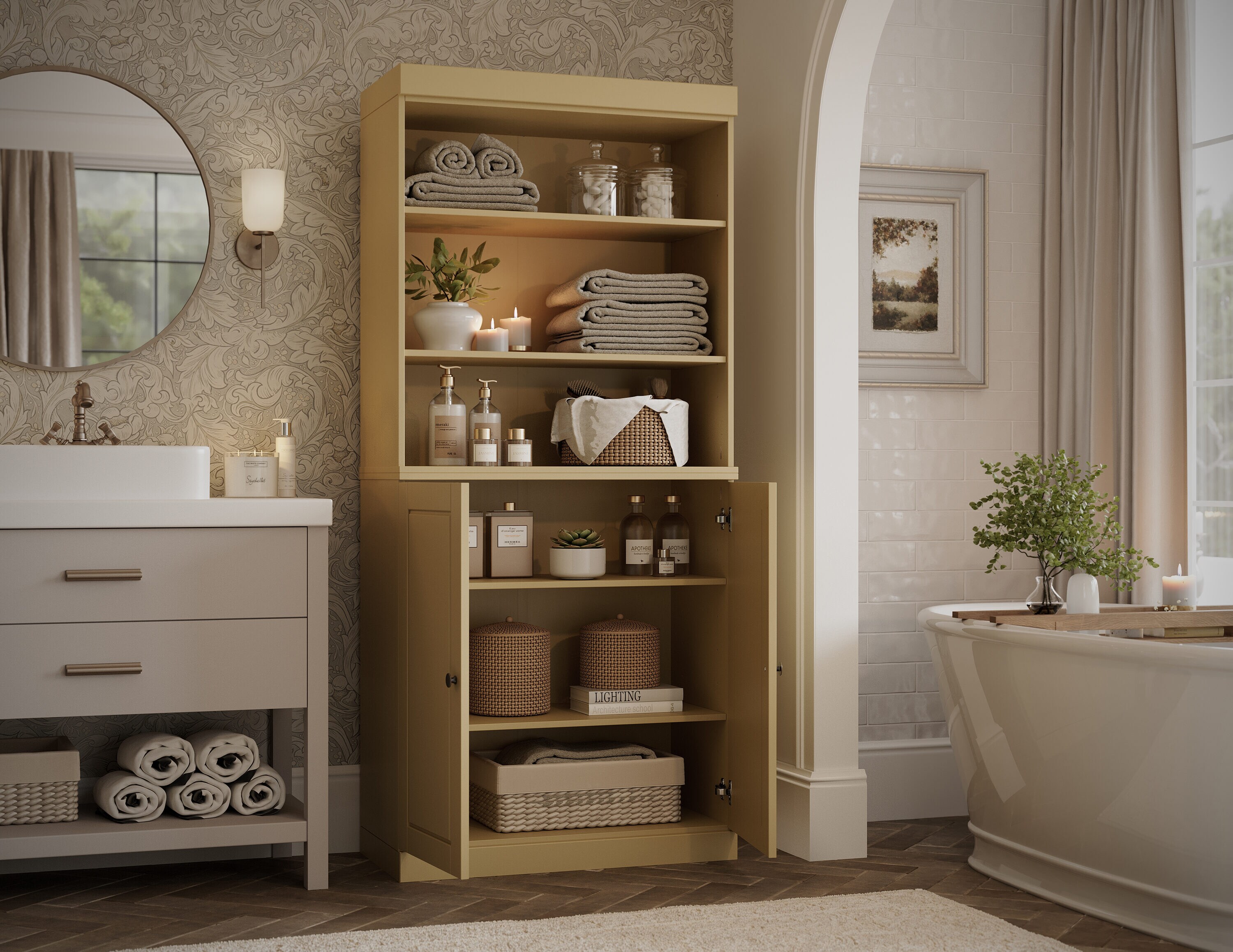 Palace Imports 659-10 Linen-Cabinets - View #2