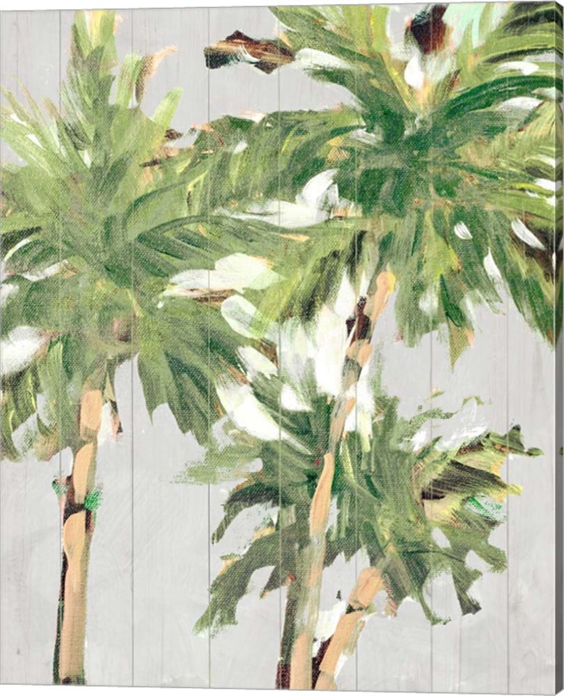 Metaverse Corporation Caribbean Palm Trees by Jane Slivka, Canvas Art ...