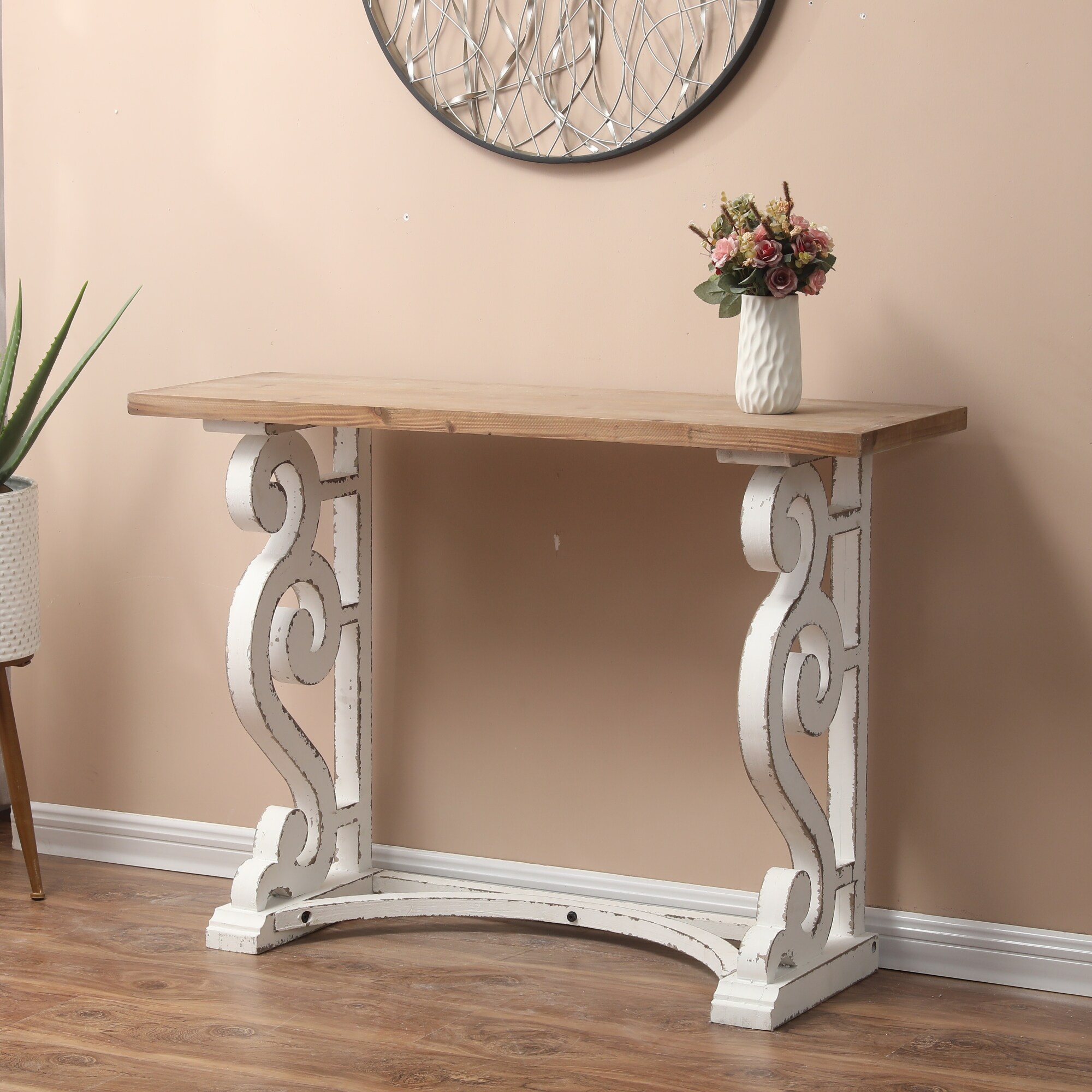 LuxenHome WHIF776 Console-Sofa-Tables - View #3