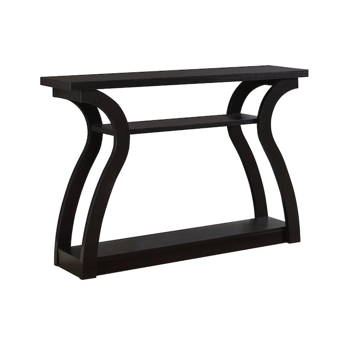 Modern Espresso Console Table, Modern Outdoor Console Table