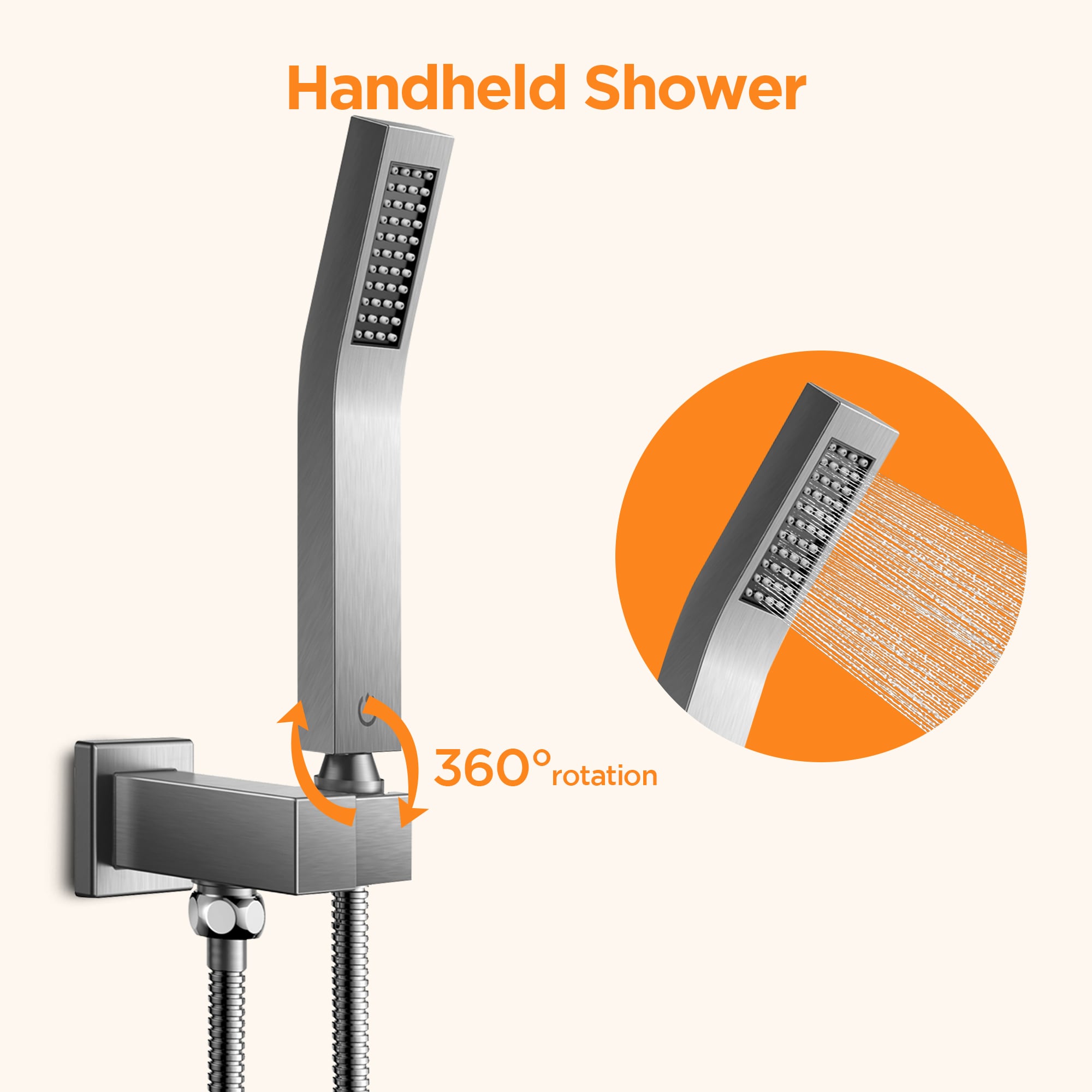 androme AD1010BN10 Showerhead-Bar-Panels - View #4