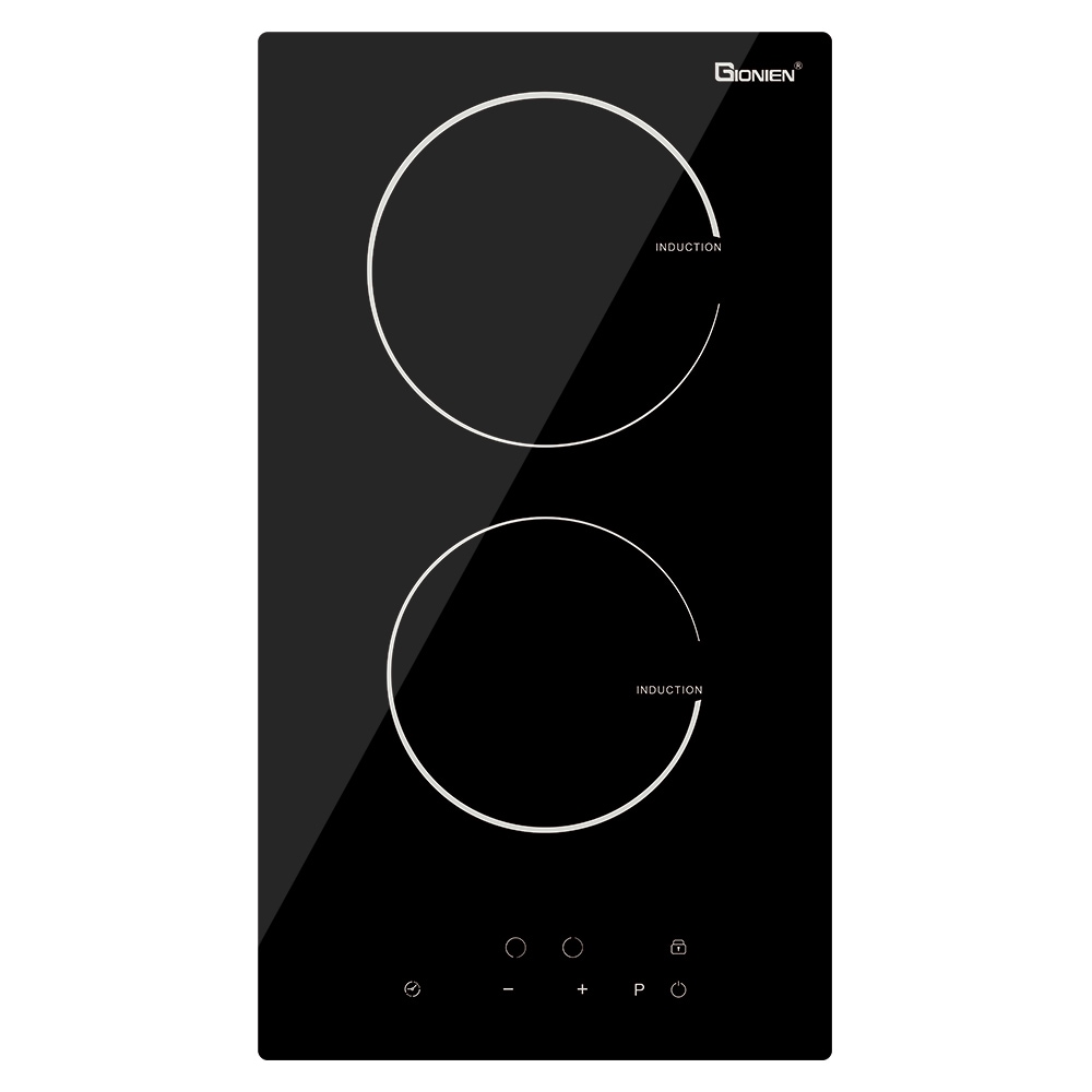 Jeremy Cass ZZCK352G3 12-in 2 burners Smooth surface Black Electric Cooktop