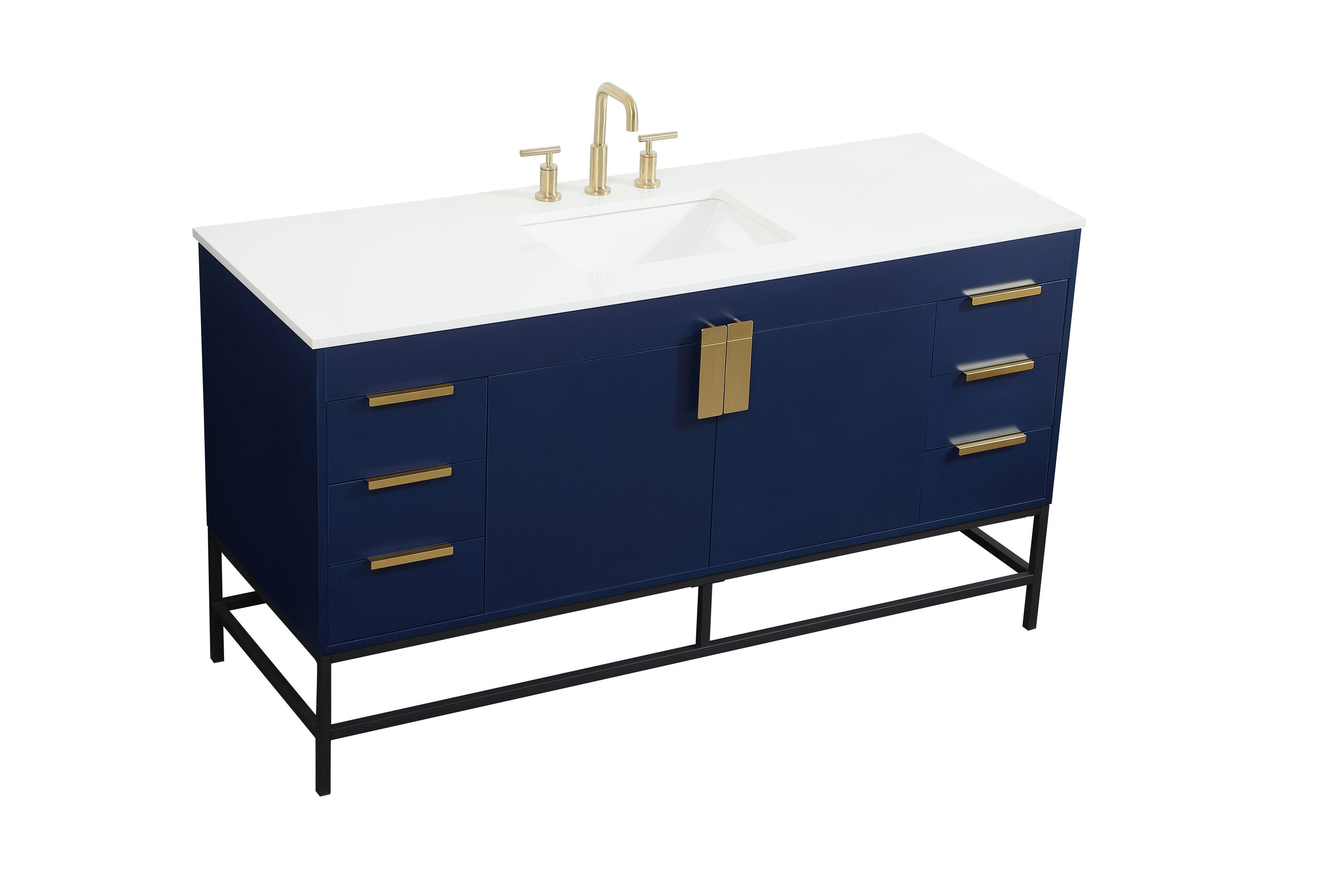 Elegant Decor HF146580MBL Bath-Vanity-Combo - View #9
