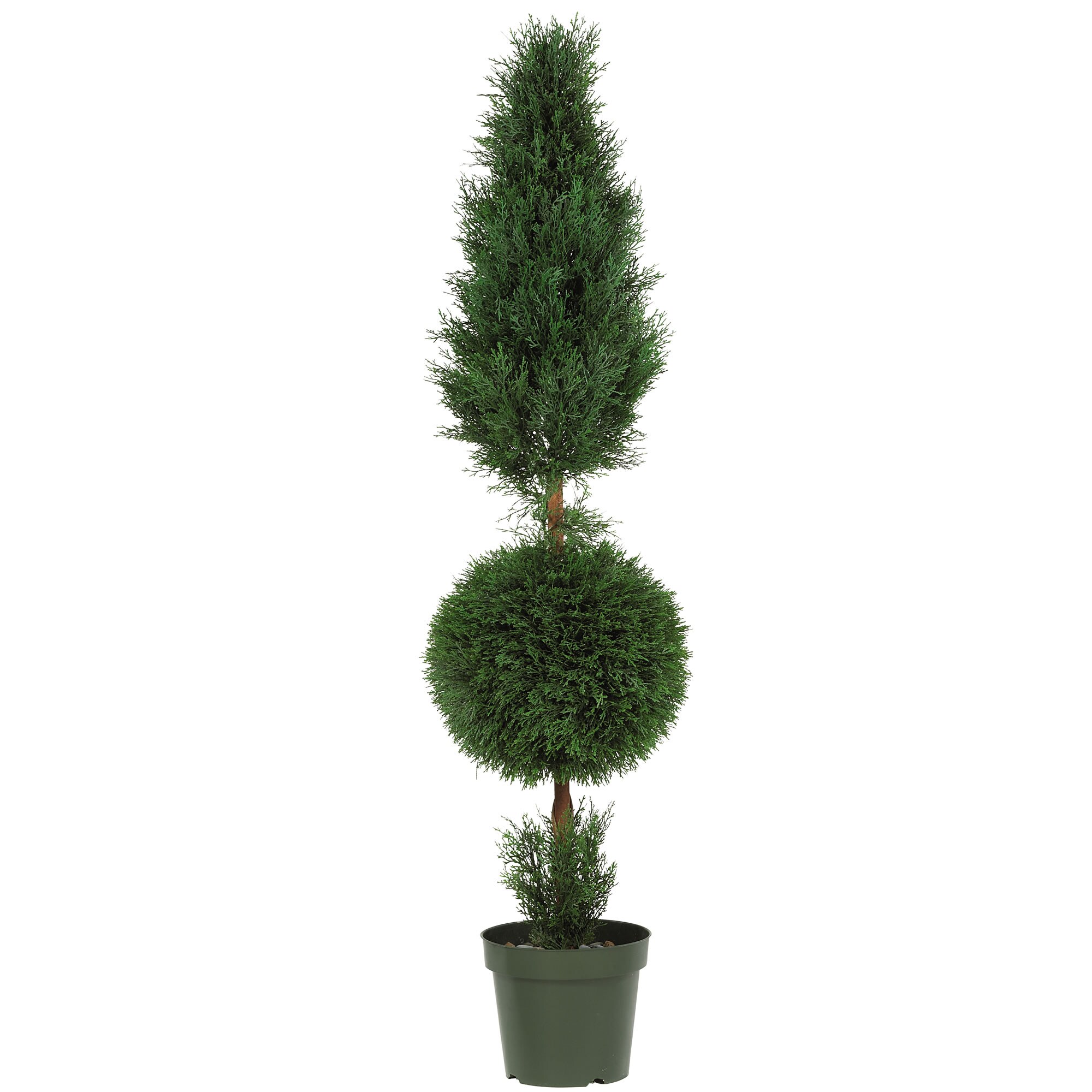 Nearly Natural 60 In Green Indoor Outdoor Silk Artificial Tree At Lowes Com   05113847 