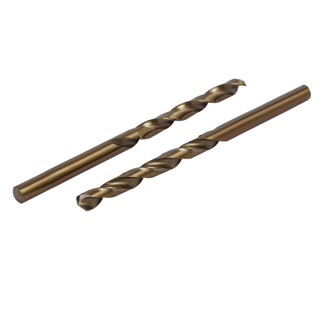 Unique Bargains 5.2mm Drilling Dia Straight Round Shank HSS Cobalt Metric Twist Drill Bit 2pcs