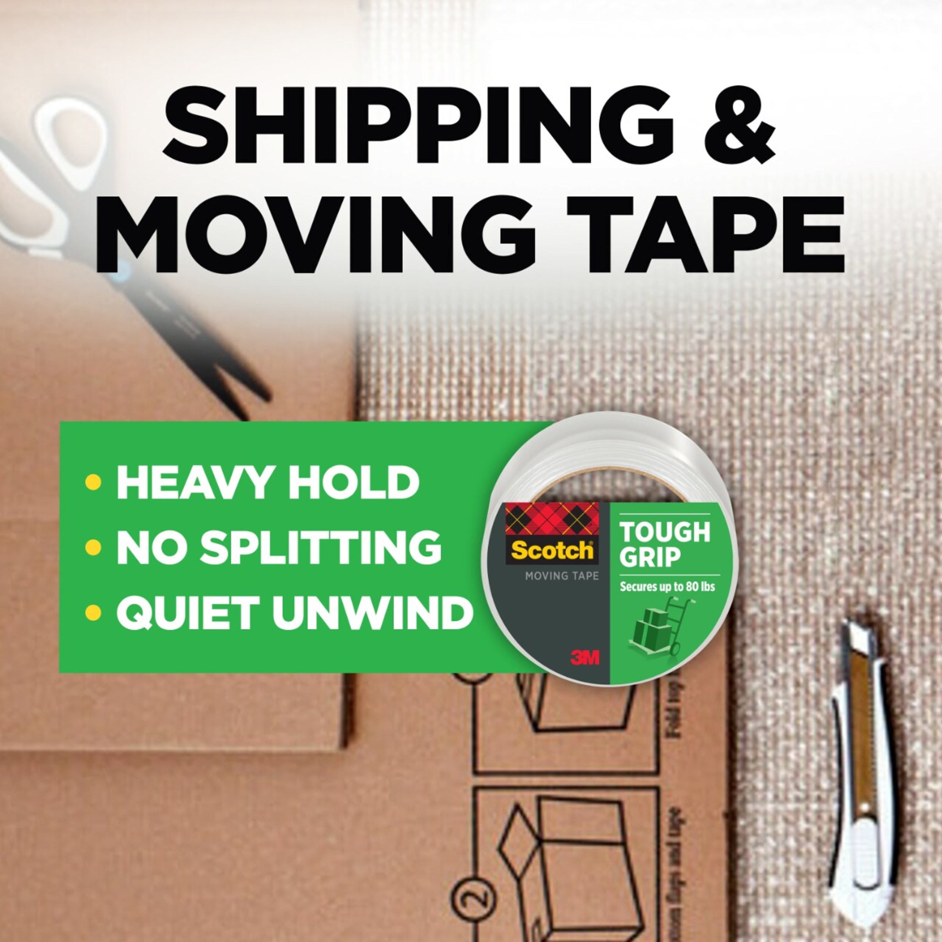 Scotch 3500-60LR3-8CC Packaging-Tape - View #2