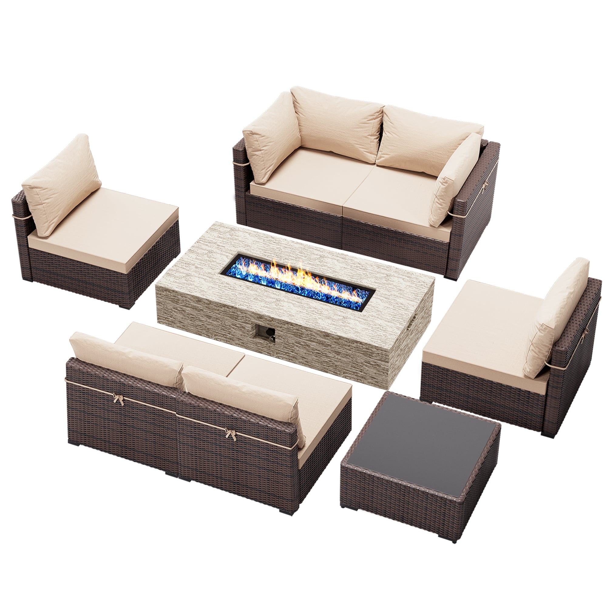 Patio Watcher LS-RT7-56HBE-B1 Patio-Conversation-Sets - View #2