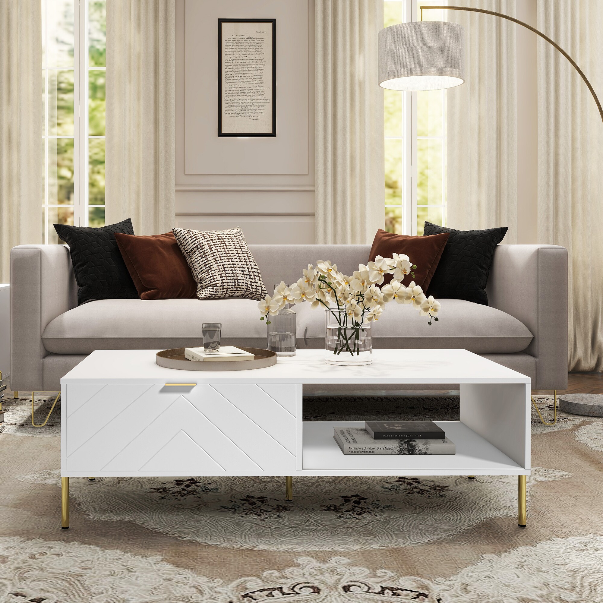 Clihome CL02WC011WH Coffee-Tables - View #7