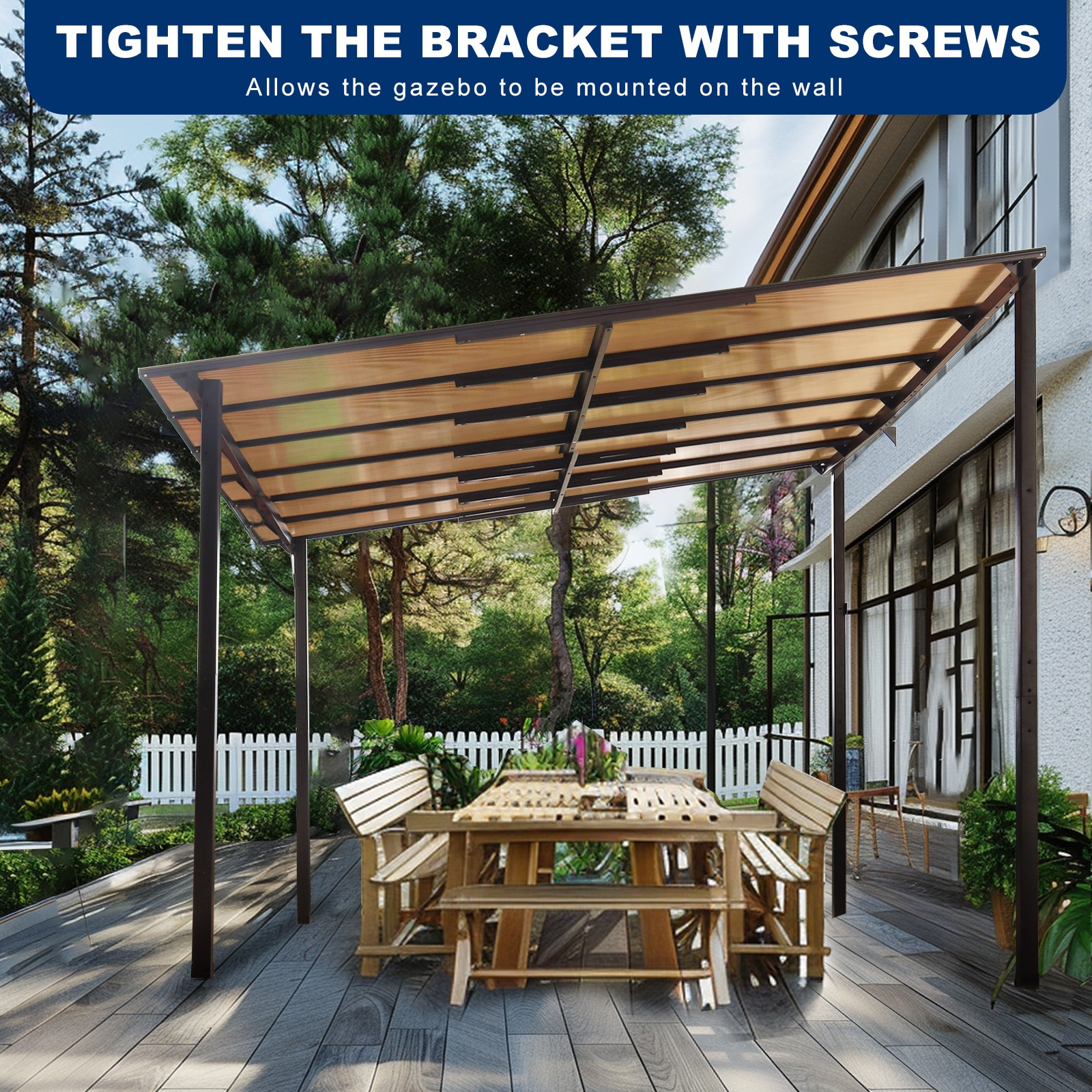 CASAINC WF-SB517A Wood-Resin-Gazebos - View #3