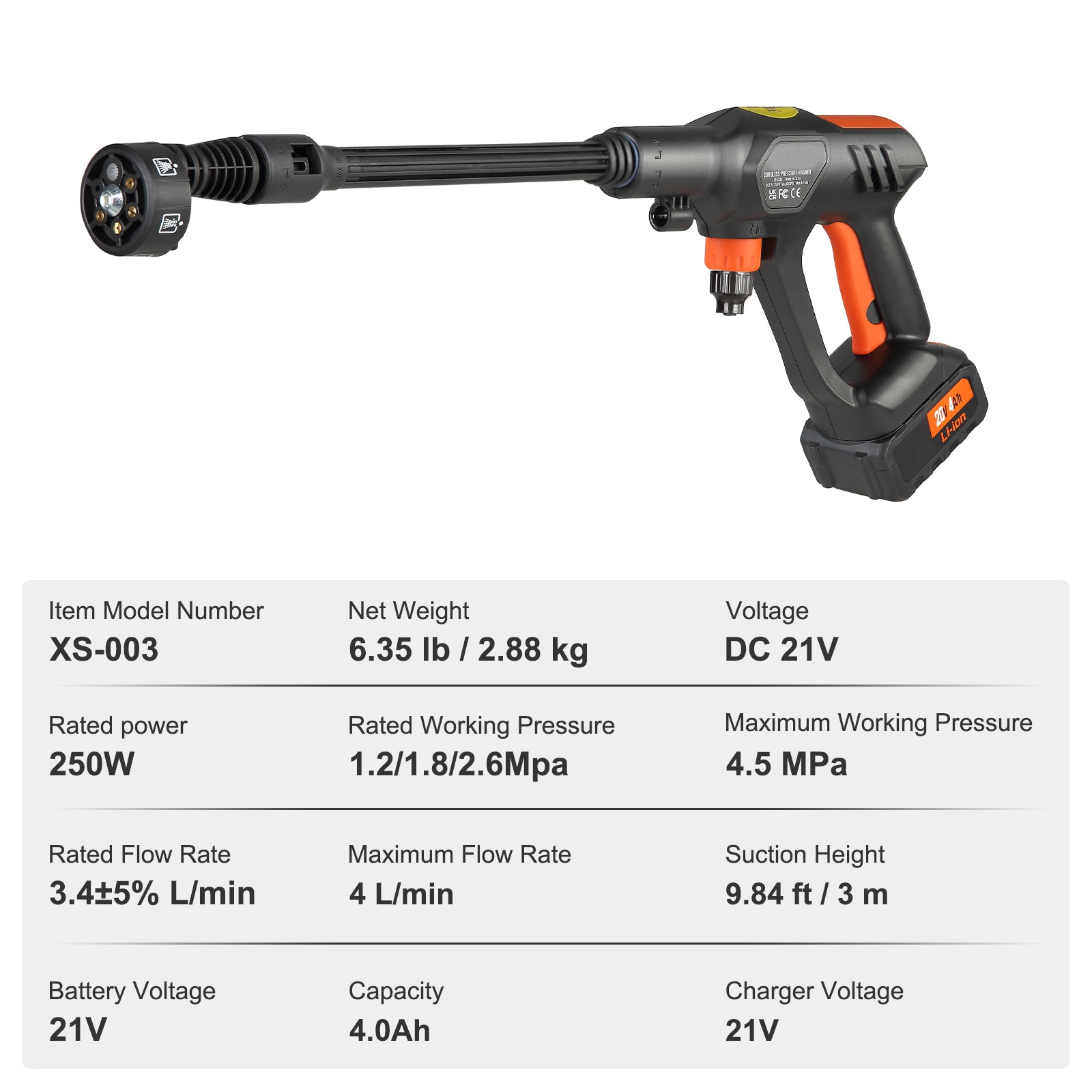 Mecale VOL-0S2GO2 Gas-Pressurewashers - View #7
