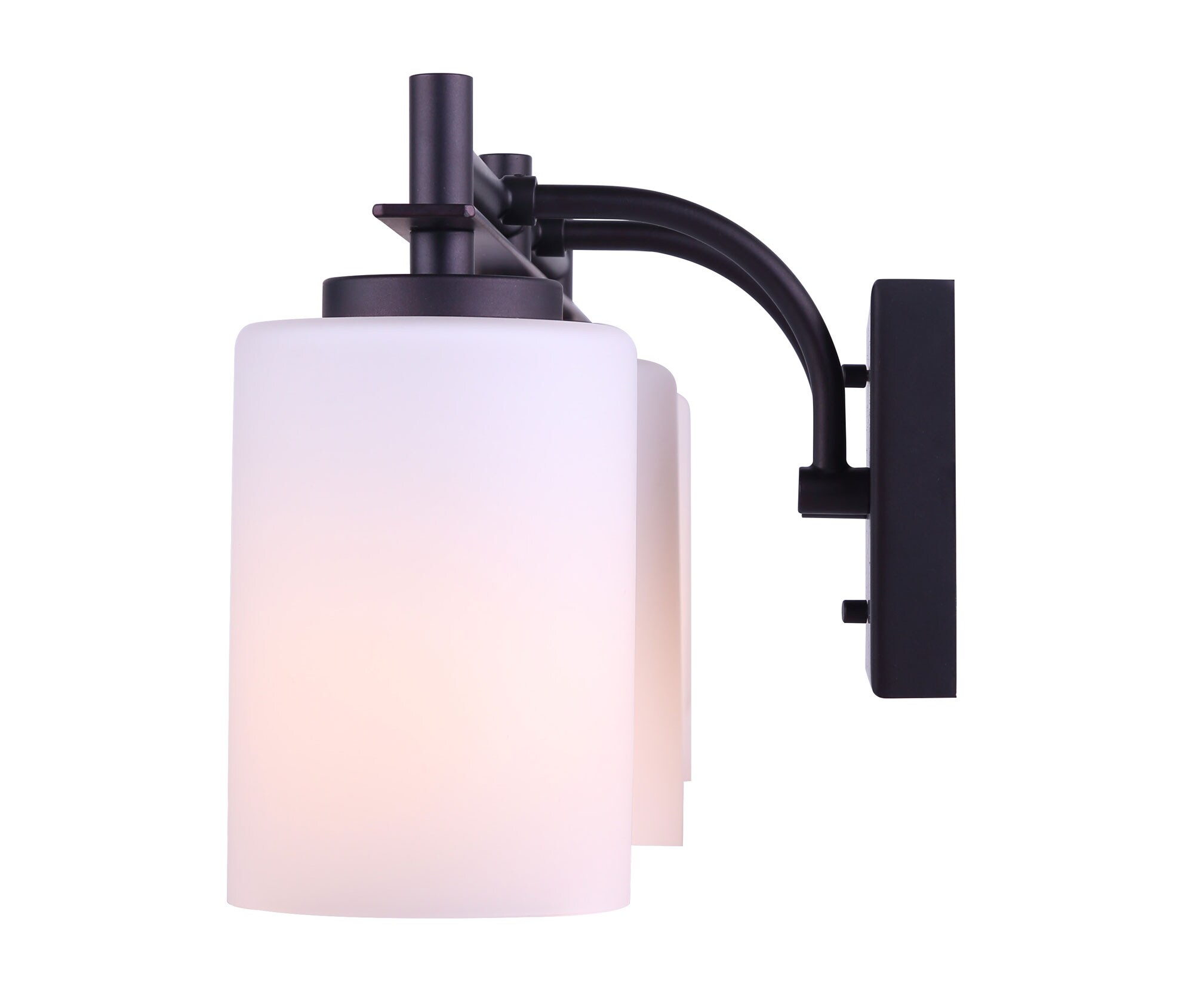 Canarm Carlton 3 Light Bronze Moderncontemporary Vanity Light In The Vanity Lights Department 5301