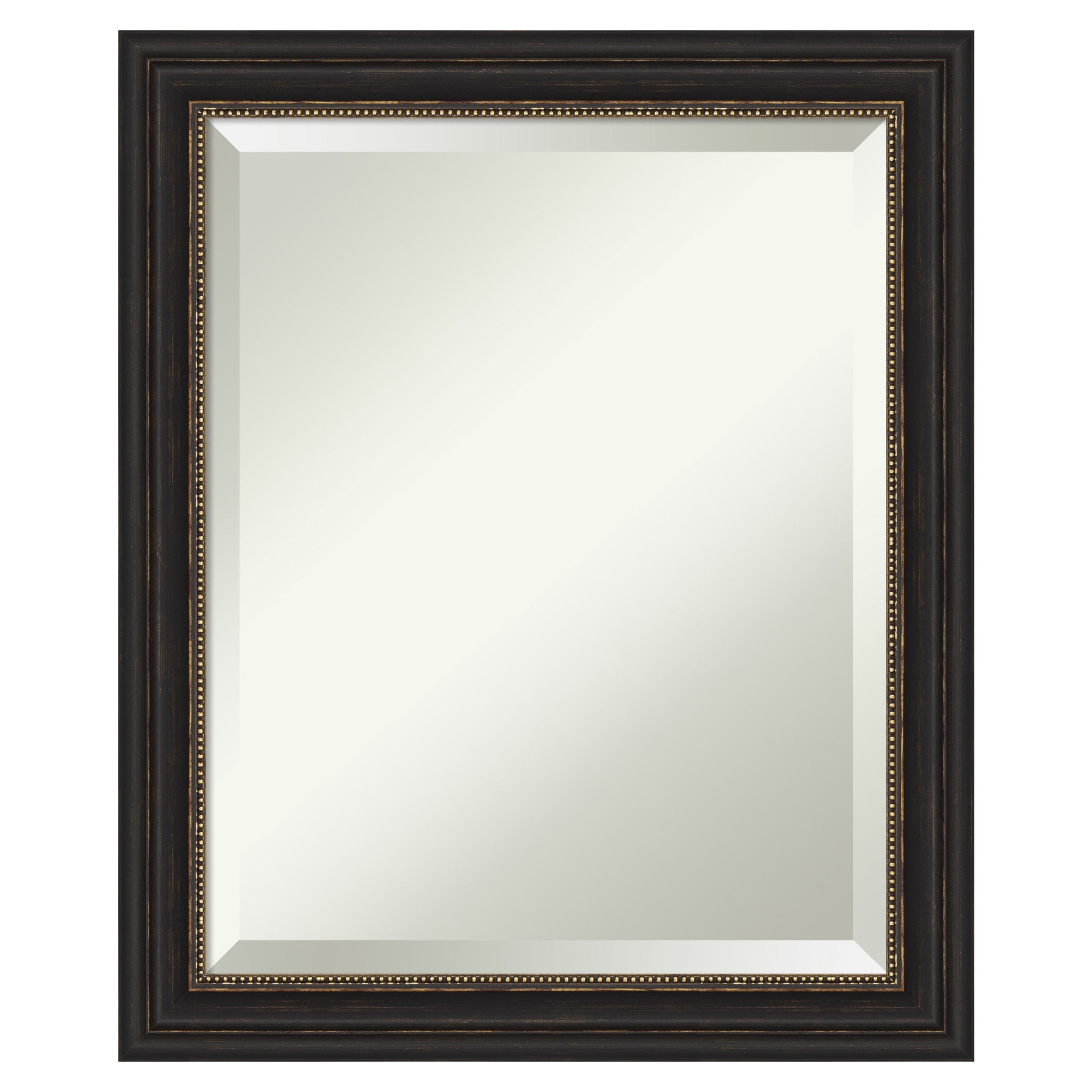 Bronze Rectangular Framed Wall Mirror 19.5 x 23.5 Inches