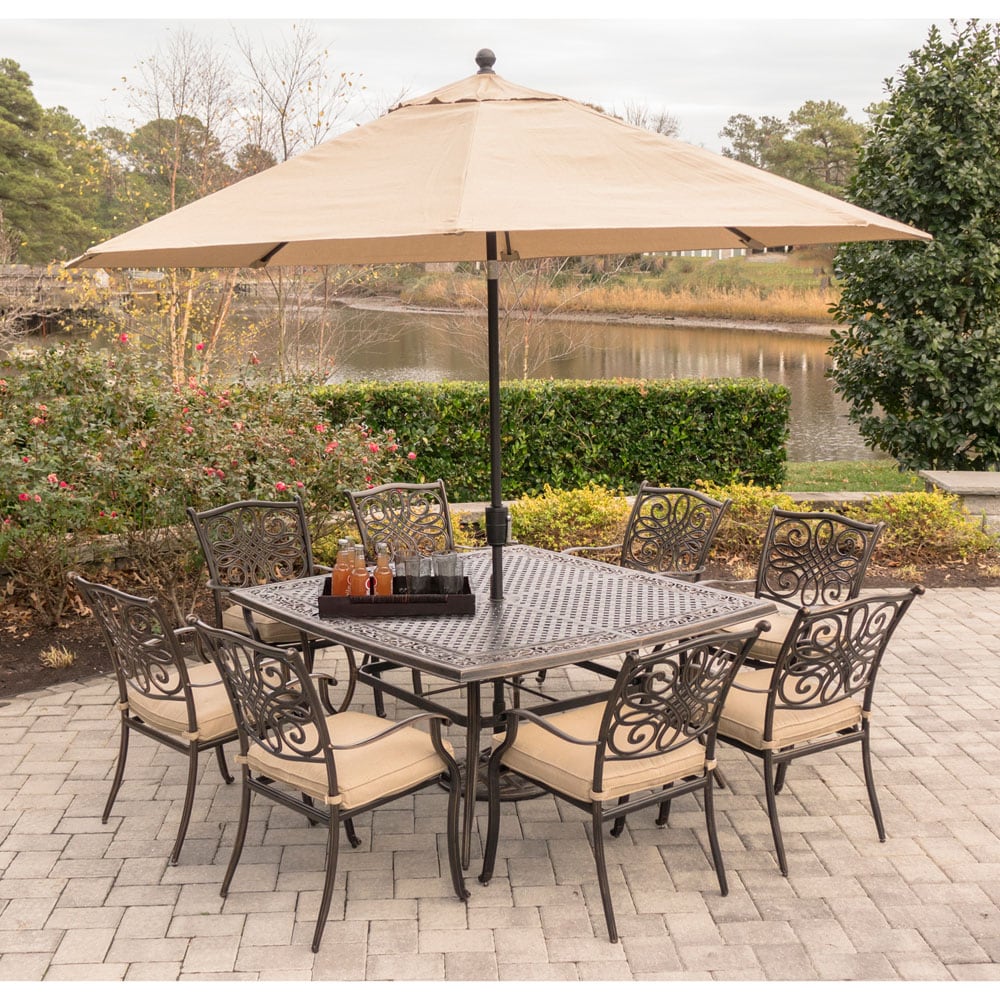Hanover TRADDN9PCSQ-SU Patio-Dining-Sets - View #9
