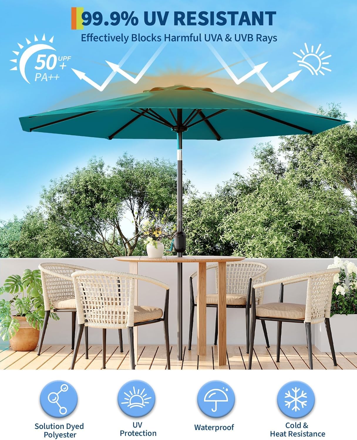 Qeetex PATIO-PPGYWMH Umbrellas-2 - View #5