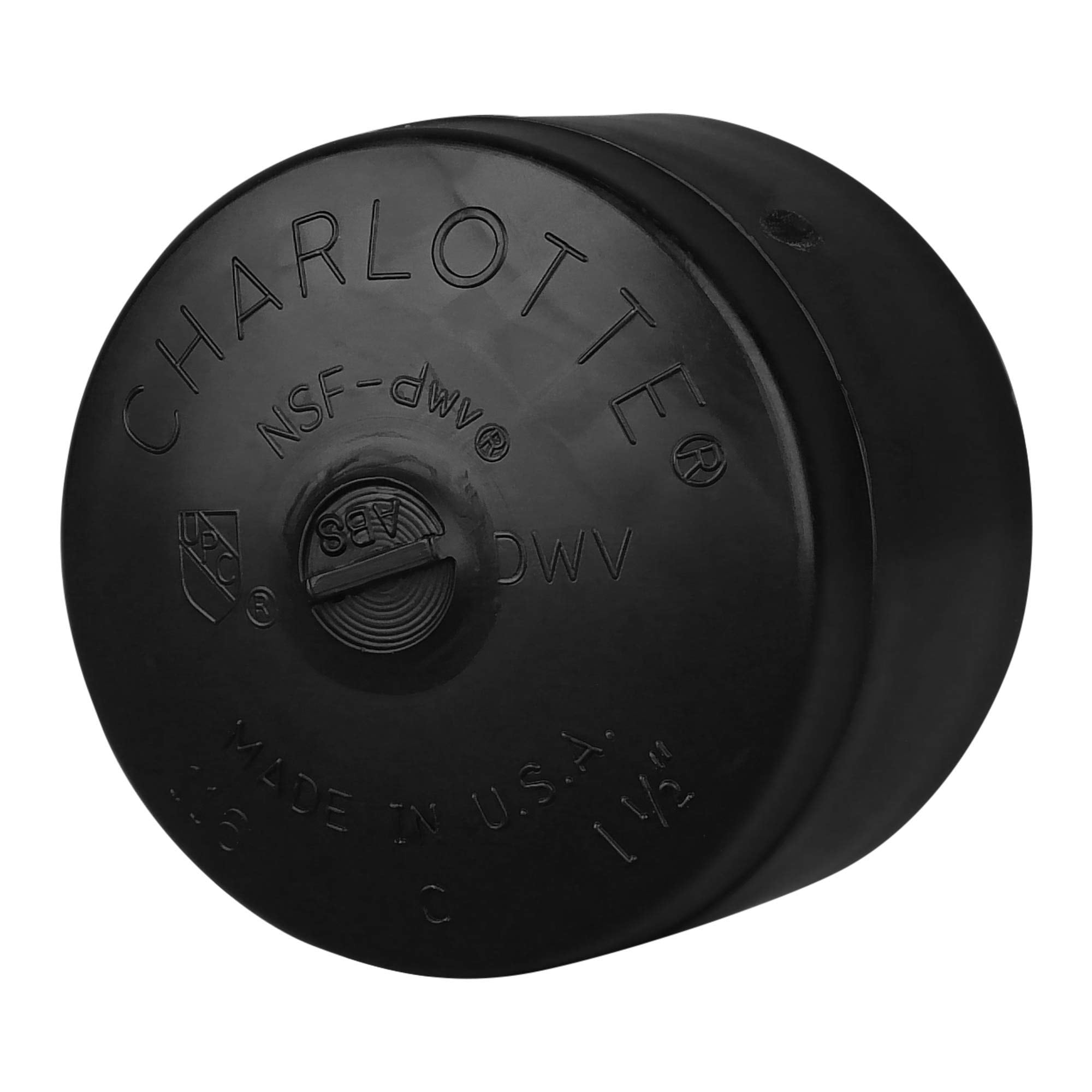 Charlotte Pipe  1-1/2 in. ABS DWV Cap 10-Pack