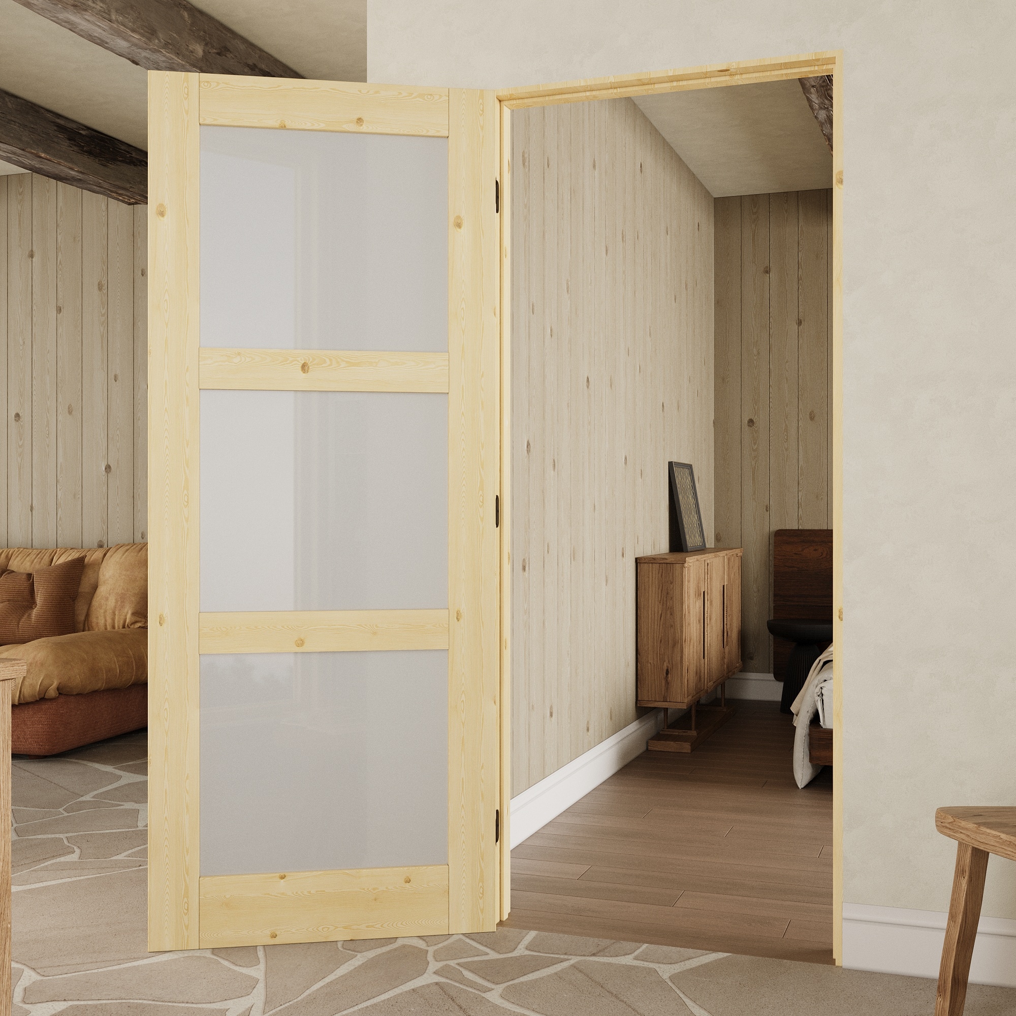 JUJUBON IN-PRESM3GG-32-R Pre-Hung-Doors - View #9