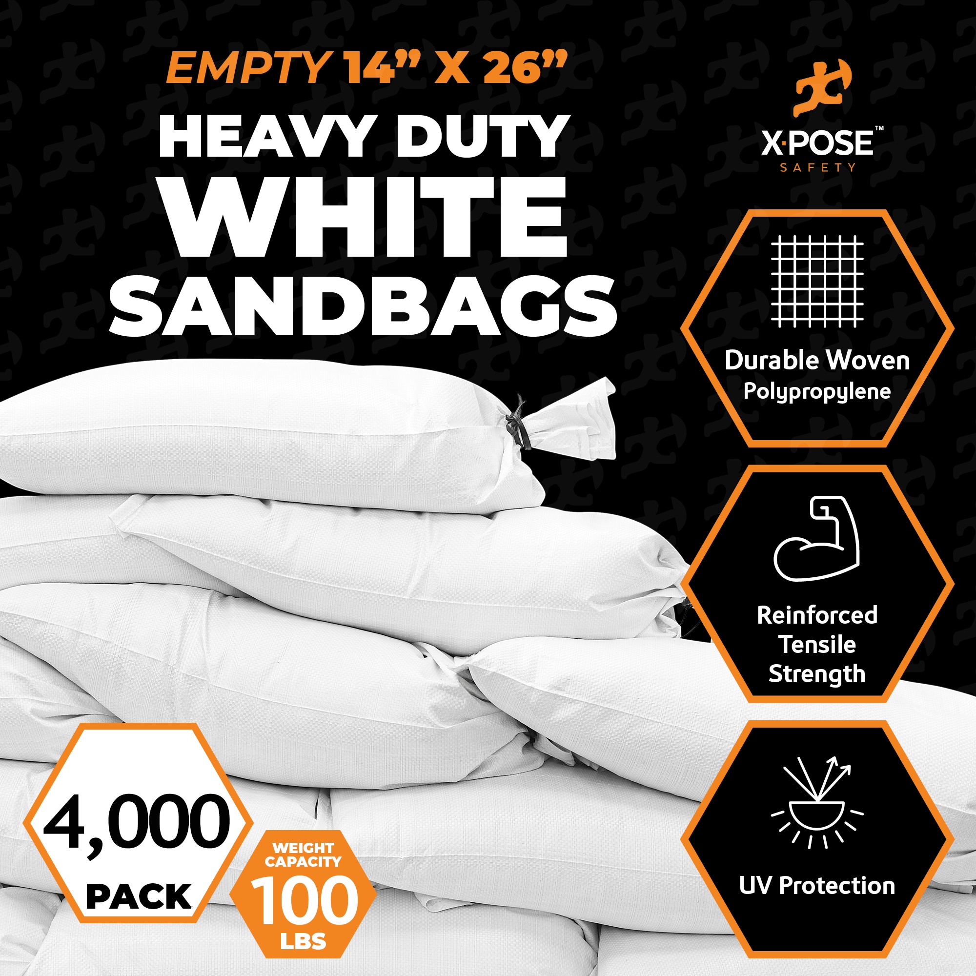 ELK Empty Sand-Bag 10-Pack 50-lb Capacity Woven Polypropylene Sand-Bag in  the Sand Bags department at