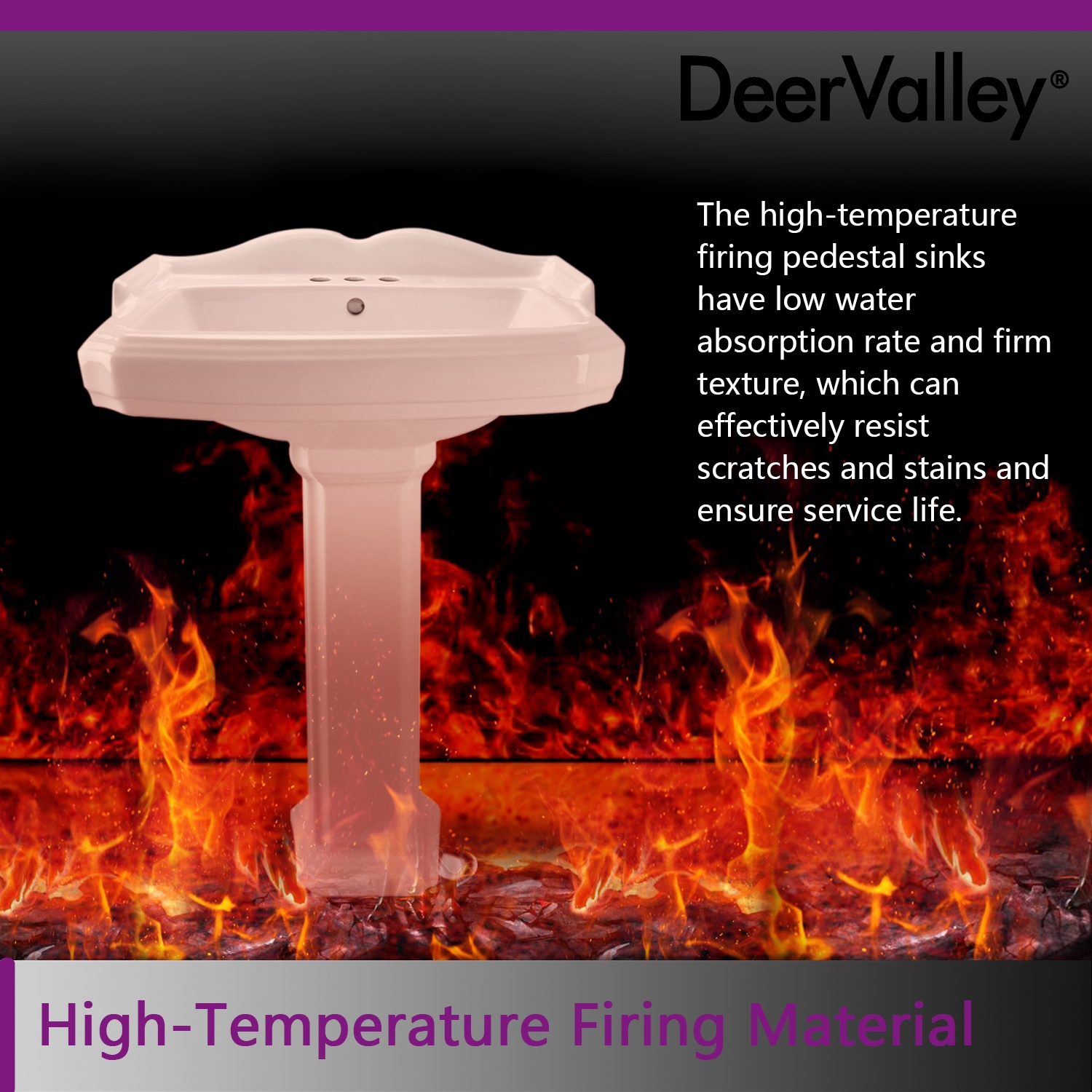 DeerValley DV-1P522 Complete-Pedestal-Lavatories - View #4