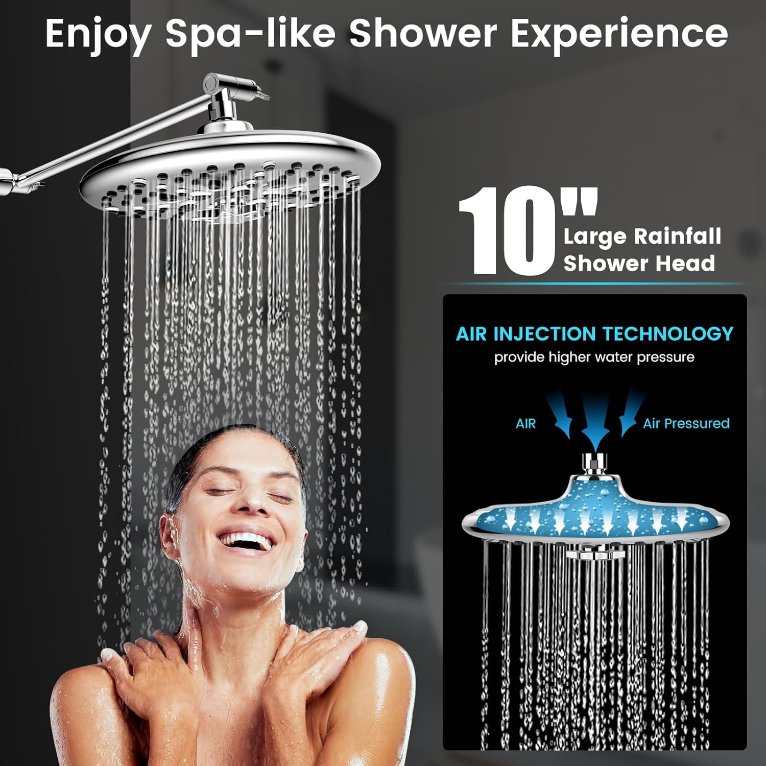 FEELSO FEELSO-B0BZPGQQMT Fixed-Showerhead - View #3