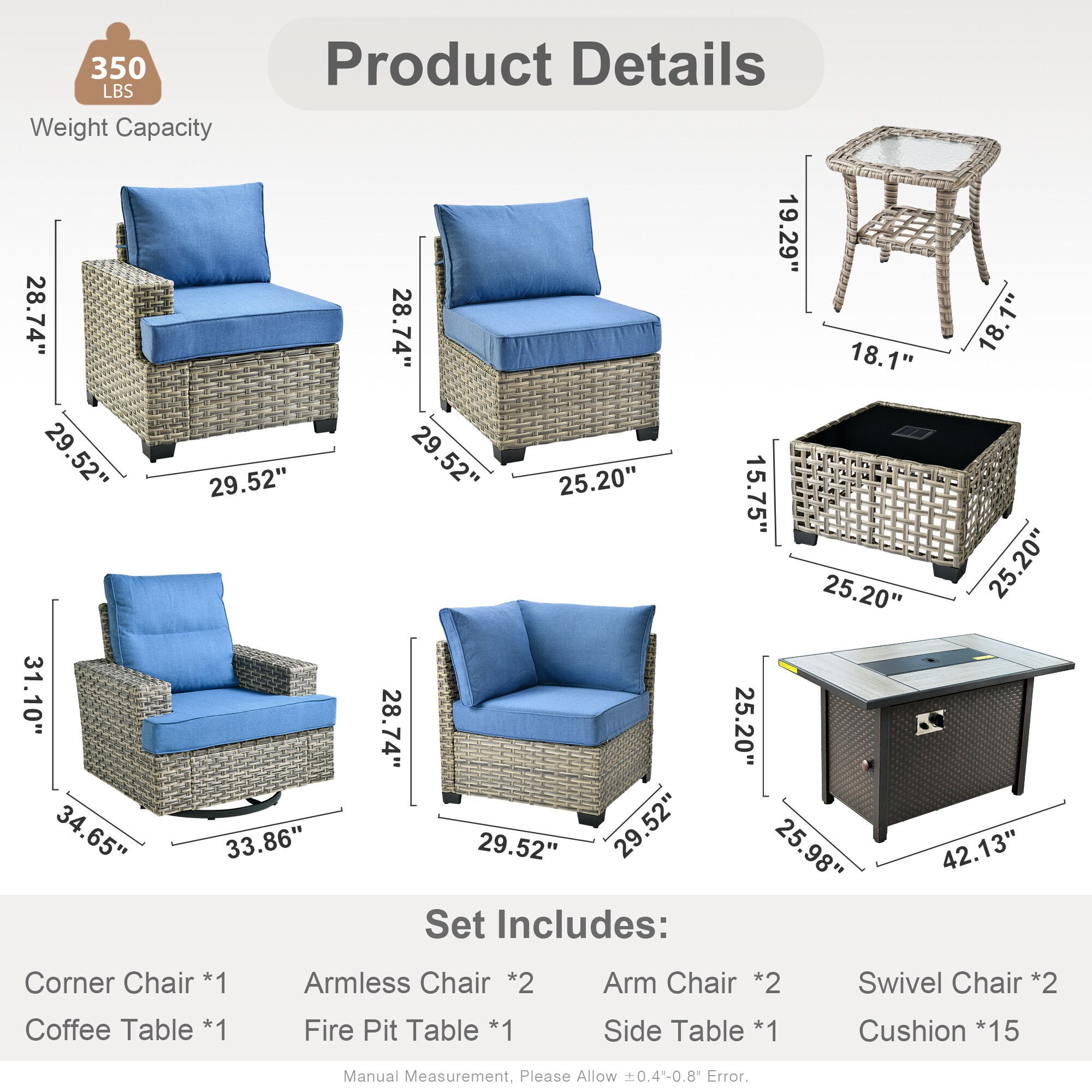 Caodoc L5-CFP03-YZTBS510-1 Patio-Sofas-Daybeds - View #7