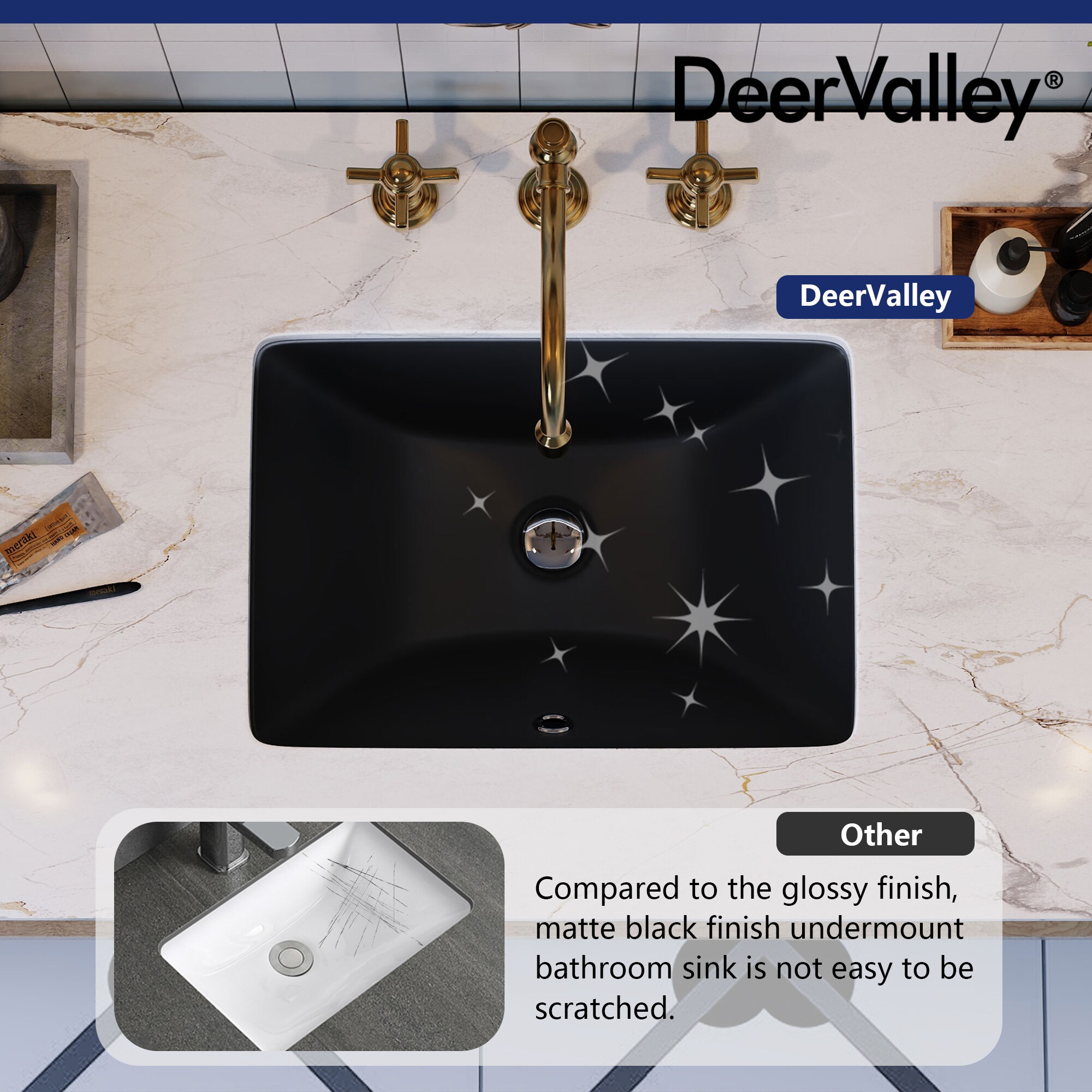 DeerValley DV-1U306B Bath-Sink - View #3