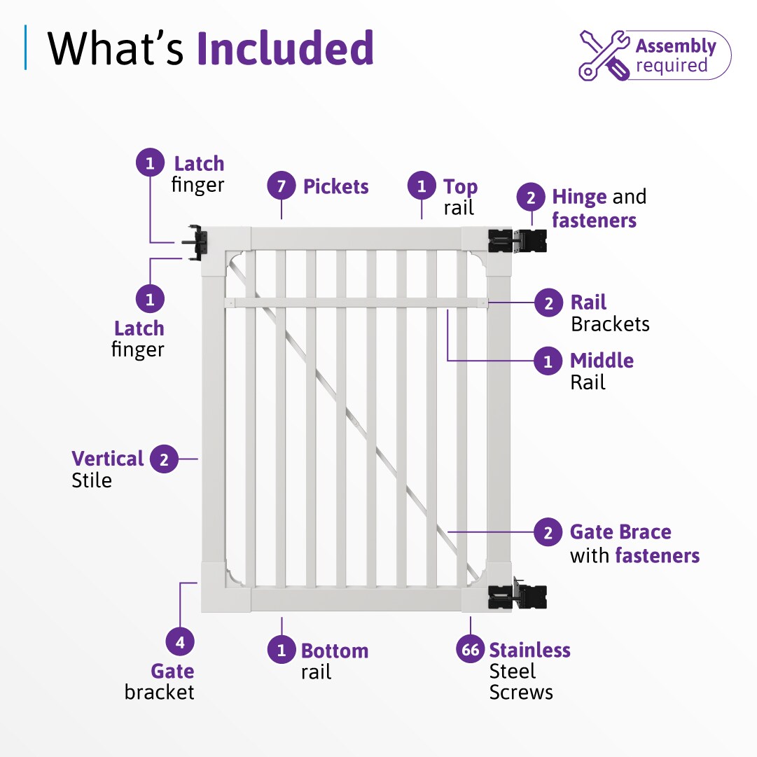 WamBam Fence BL19108 Vinyl-Fence-Panels - View #5