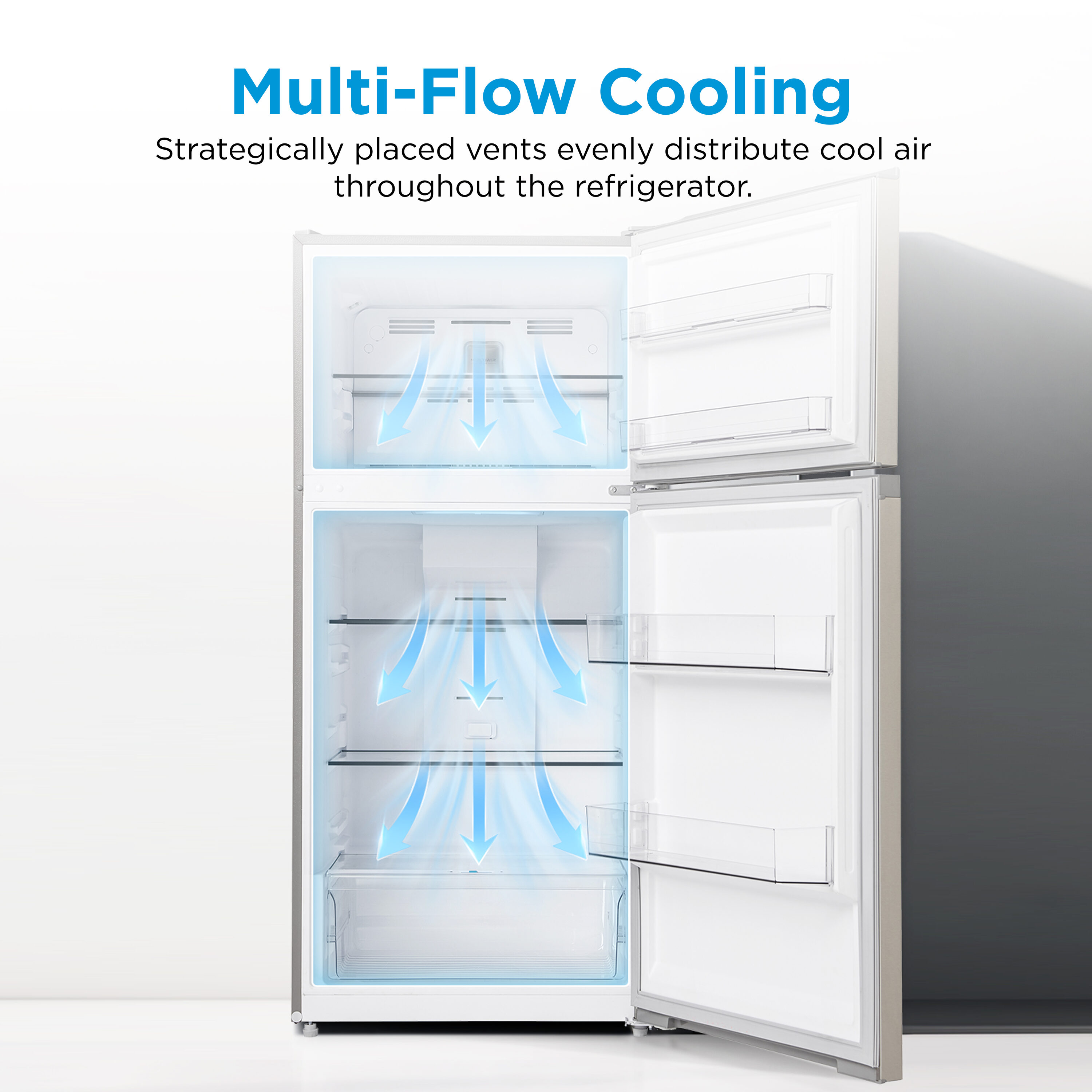 Midea MRT18D3BST Top-Freezer-Refrigerators - View #9