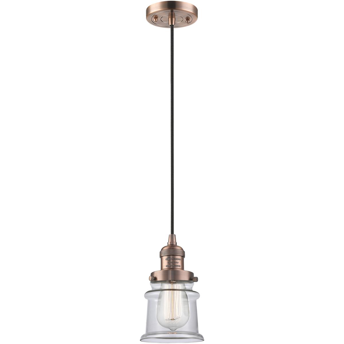 Innovations Lighting 1742446 201C-AC-G182S Franklin Restoration Canton Mini Pendant