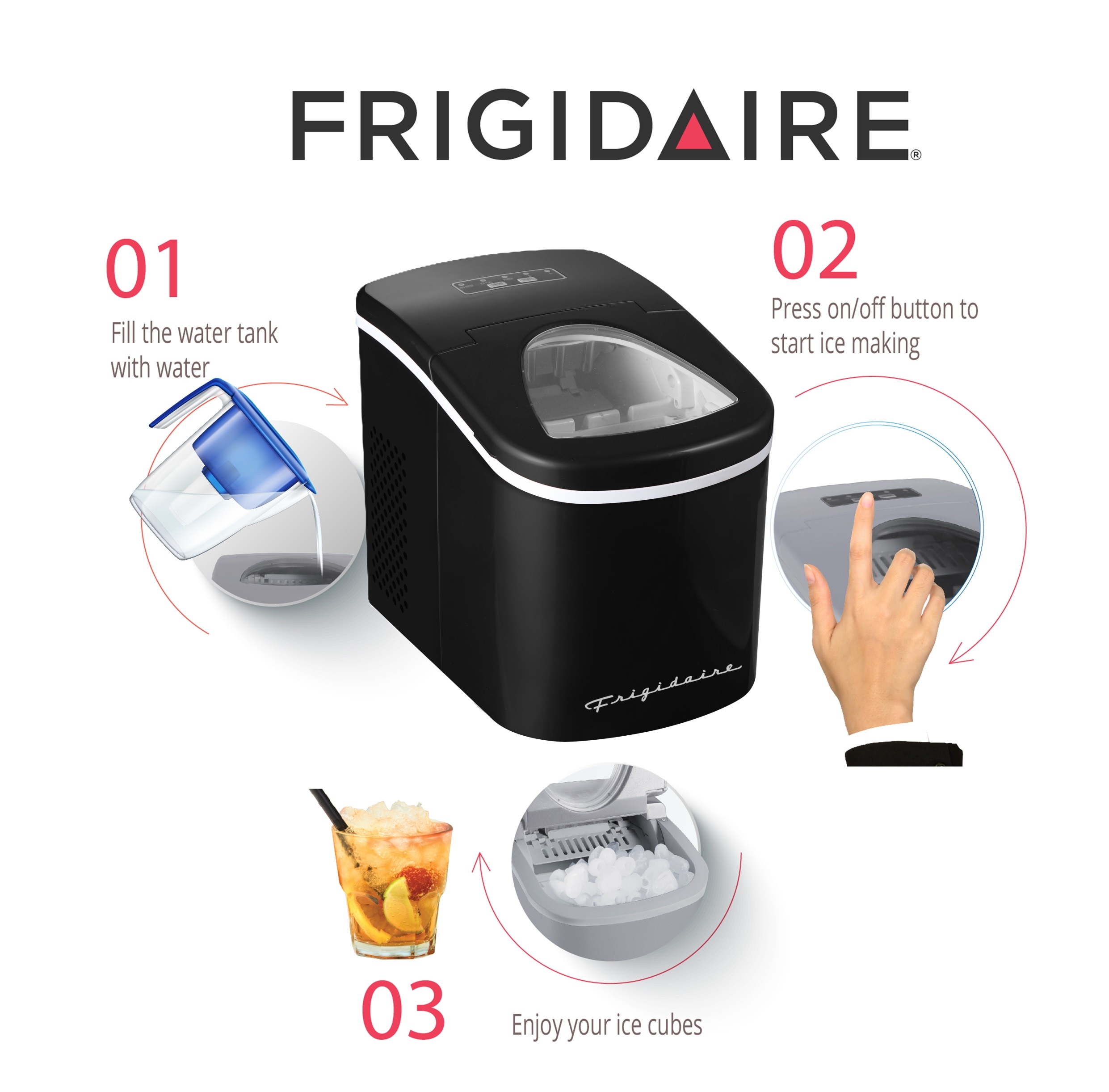Frigidaire EFIC128-BLACK-6COM Ice-Makers - View #4