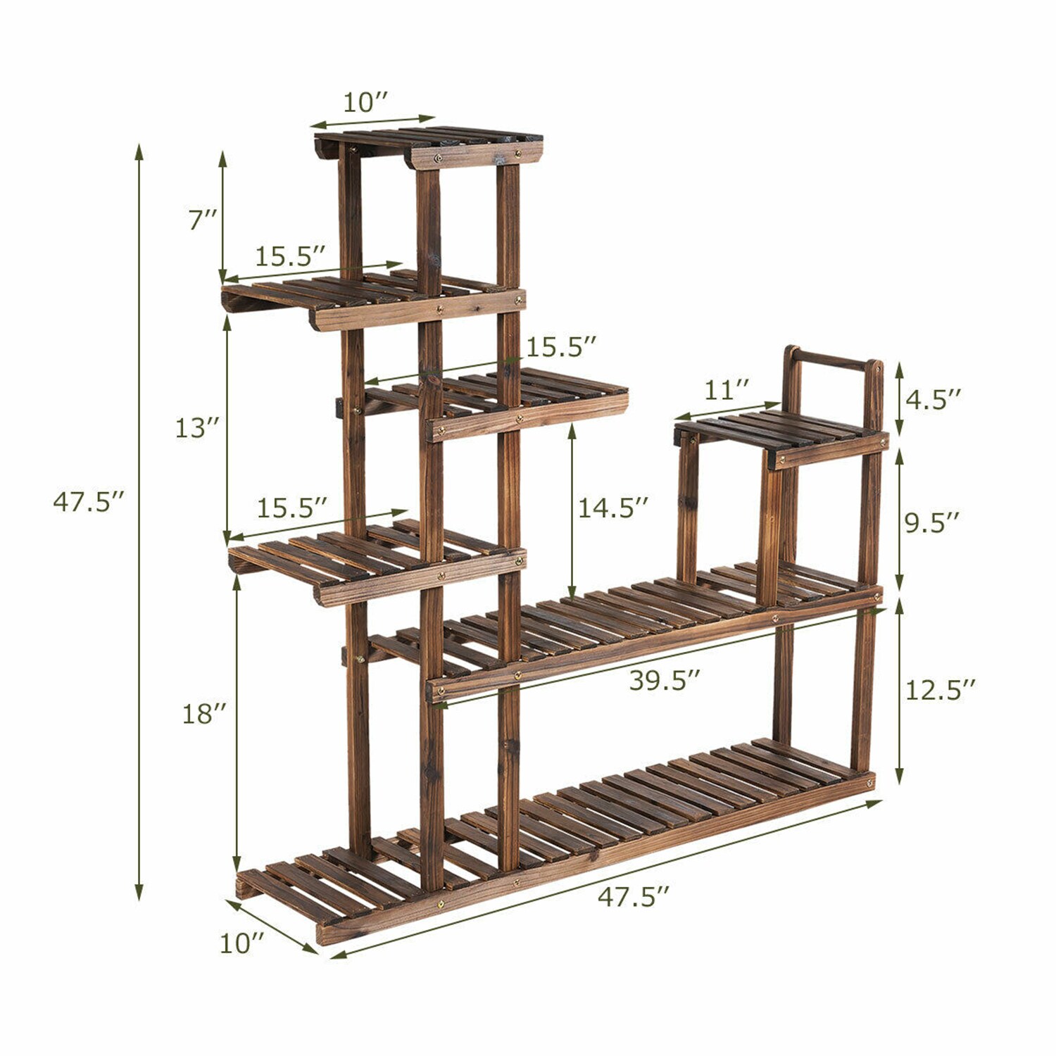 WELLFOR GT-HPY-3438 Plant-Stand - View #8