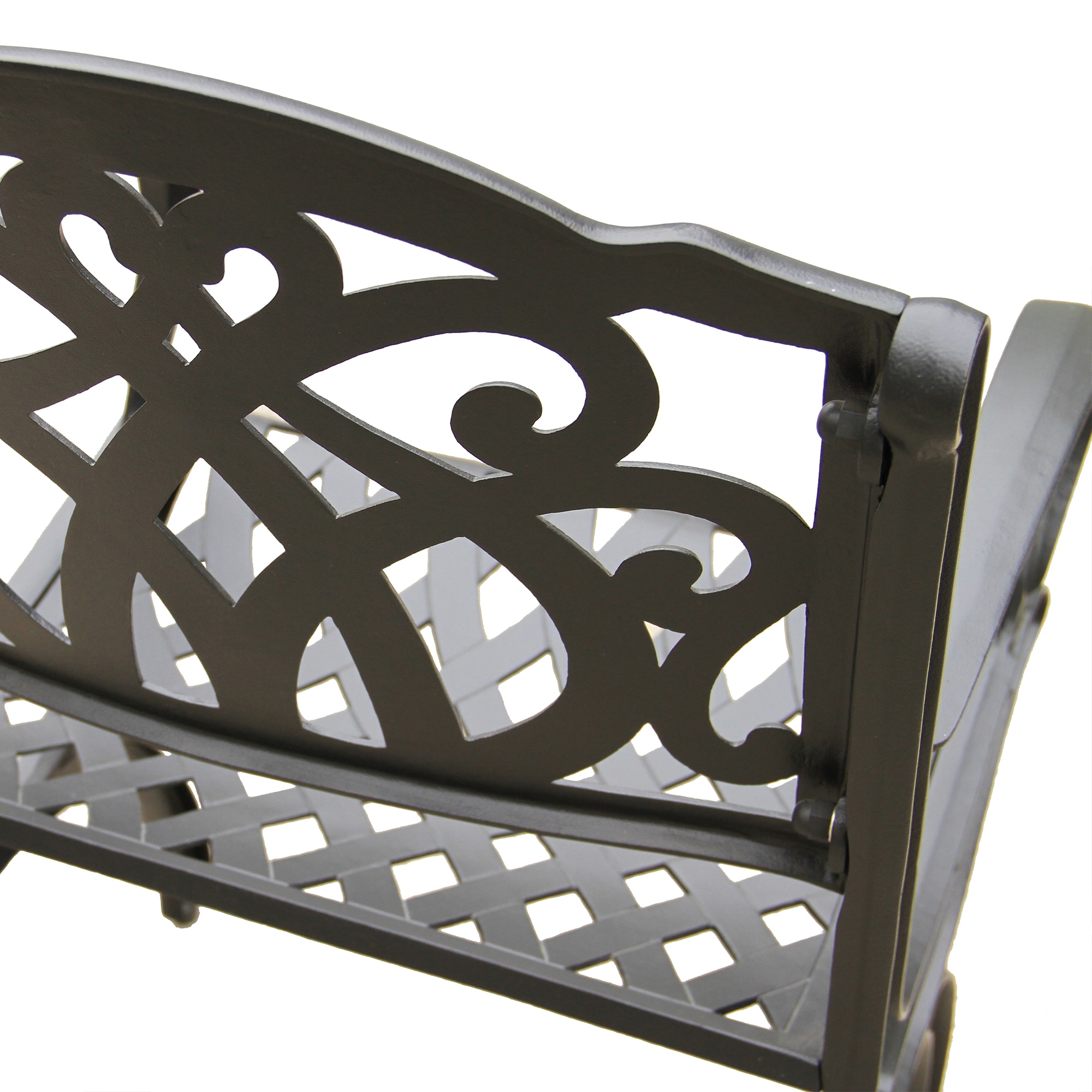 Oakland Living 1051-MESH-CHAIR-LBK Patio-Chairs - View #2
