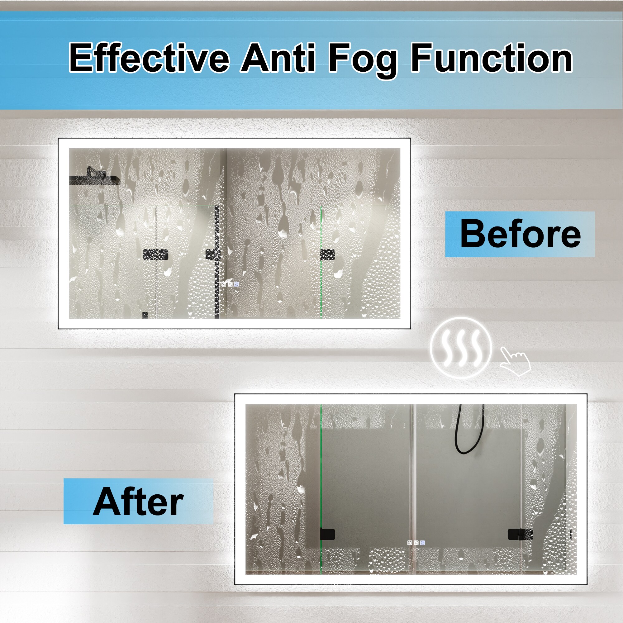 AAZJ JKF-MU04-4236SF1 Framed-Bath-Mirrors - View #6