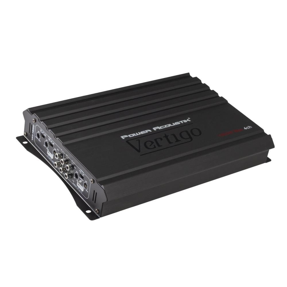 Power Acoustik Vertigo Series 1,800-Watt Max 4-Channel Class D Amp