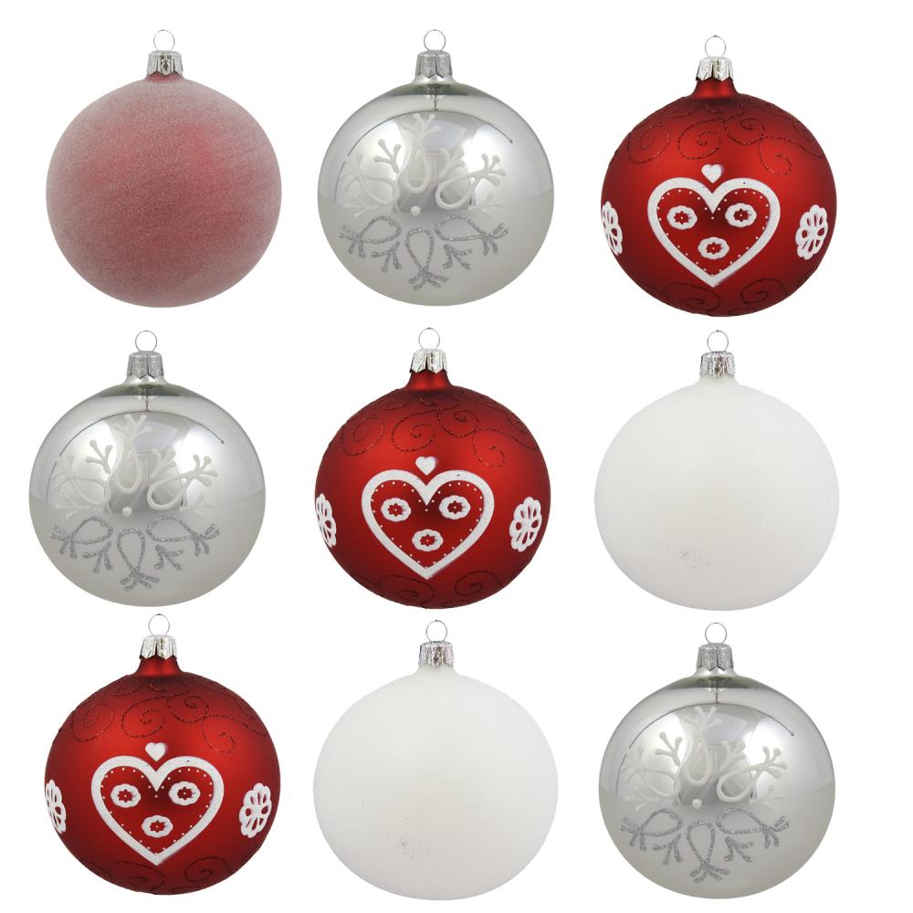 Expo Acrylic Crystal Bauble Pendant Pack of 6 