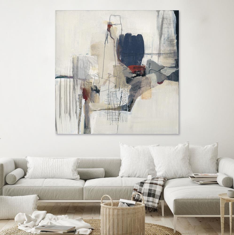 GIANT ART 84-in H x 84-in W Abstract Print on Canvas at Lowes.com